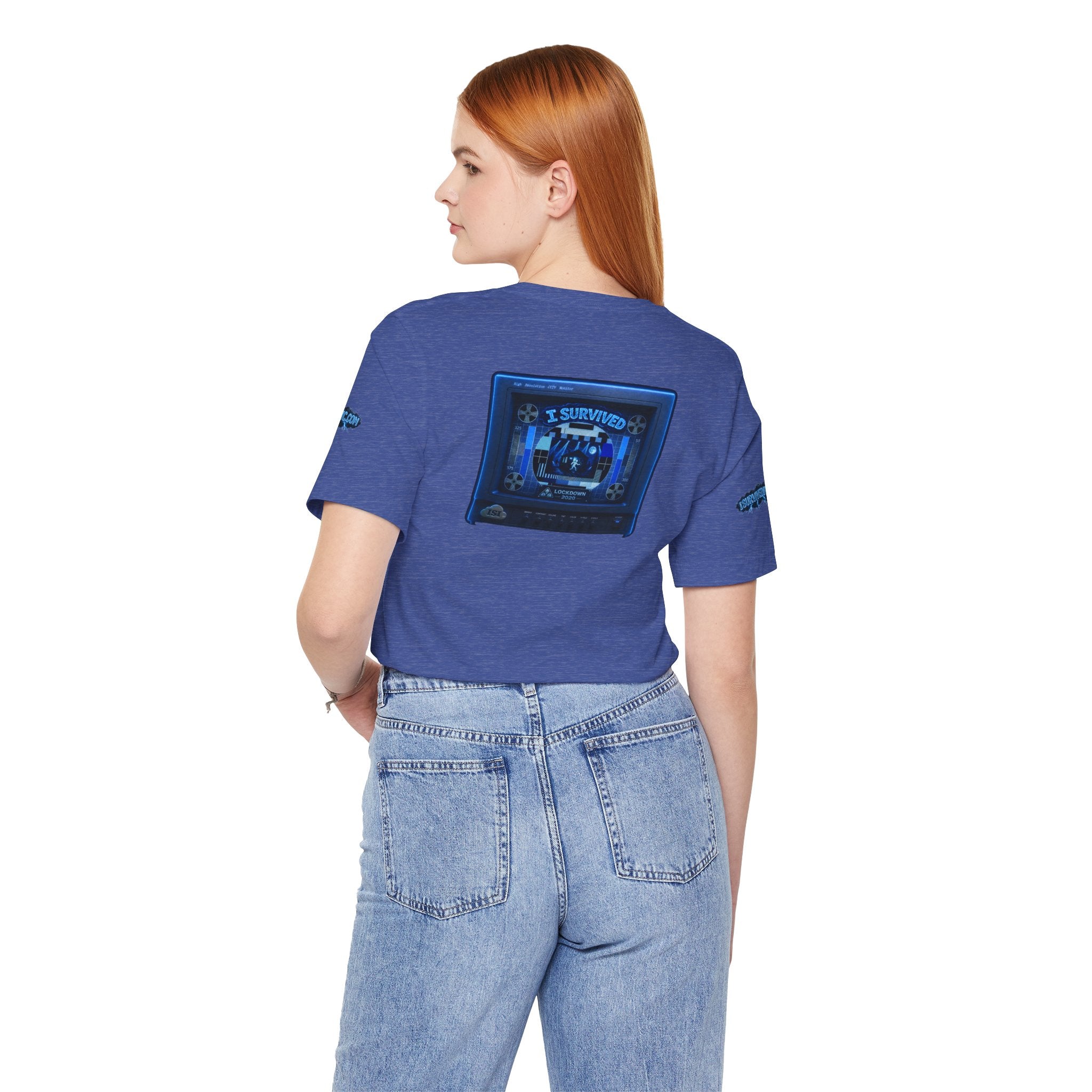 I Survived 2020 — "Please Stand By" Test Pattern Tee Lockdown Special Edition Summer Exclusive Unisex Jersey Short Sleeve Tee