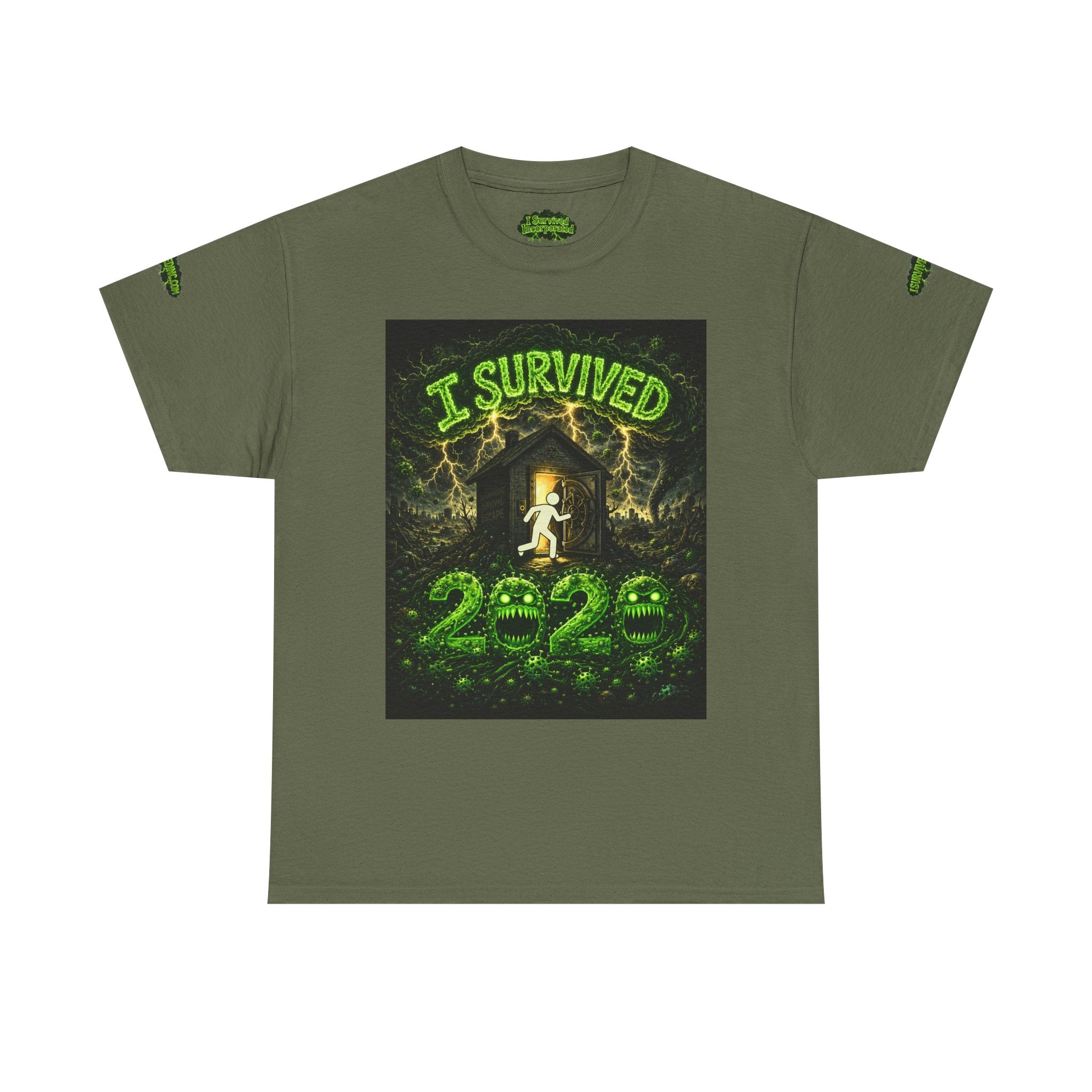 I Survived 2020 — S1:E1 "COVID-19: The Coronavirus" | Pandemic Edition Unisex Heavy Cotton Tee (SPECIAL EDITION)