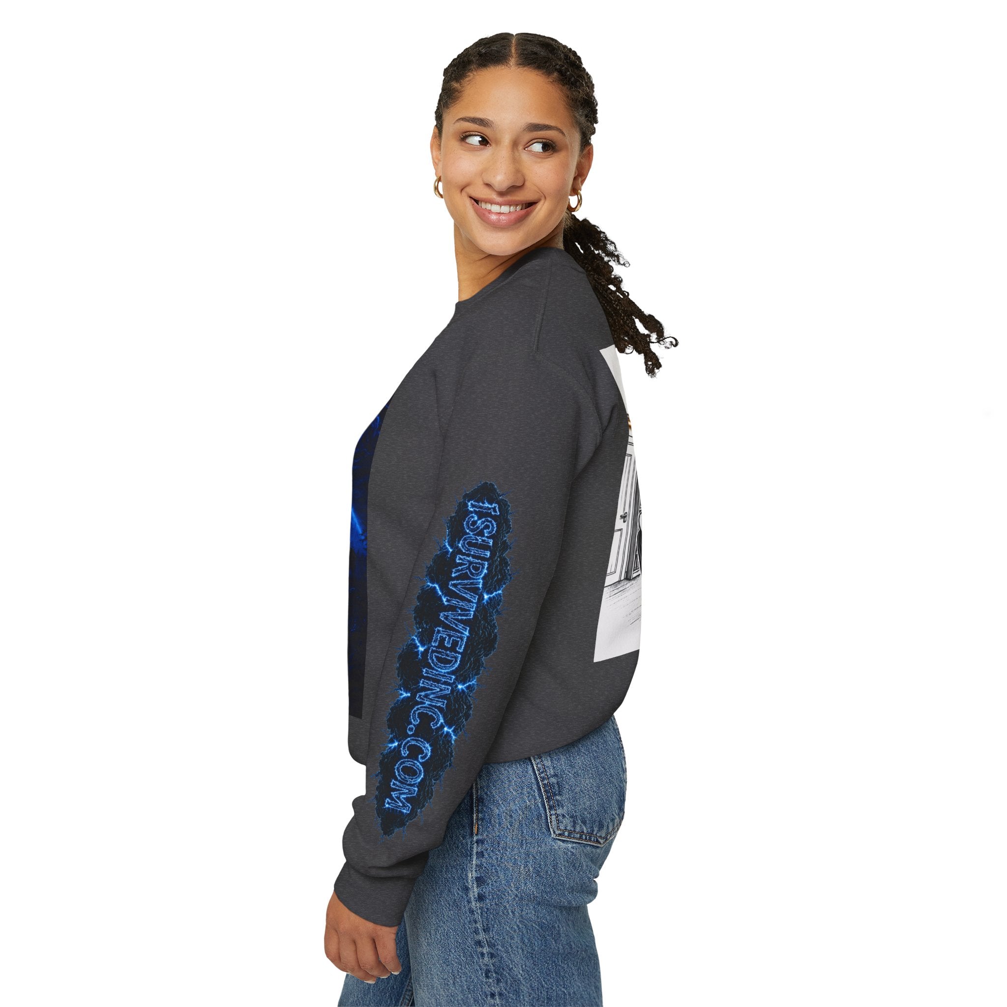 I Survived 2020 — S3:E4 "Working From Home" | Mid-Season Finale Pt. 1 | Lockdown Edition Documentary Unisex Heavy Blend™ Crewneck Sweatshirt