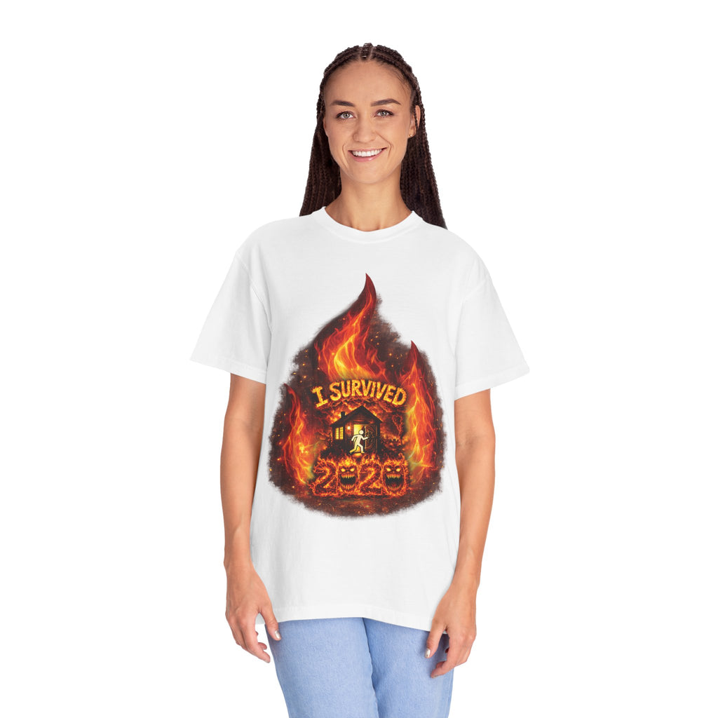 I Survived 2020 — Director's Cut S2:E4 "Western U.S. Wildfire Season" | Mid-Season Finale Pt. 1 | Wildfire Edition Memorial Unisex Garment-Dyed T-shirt