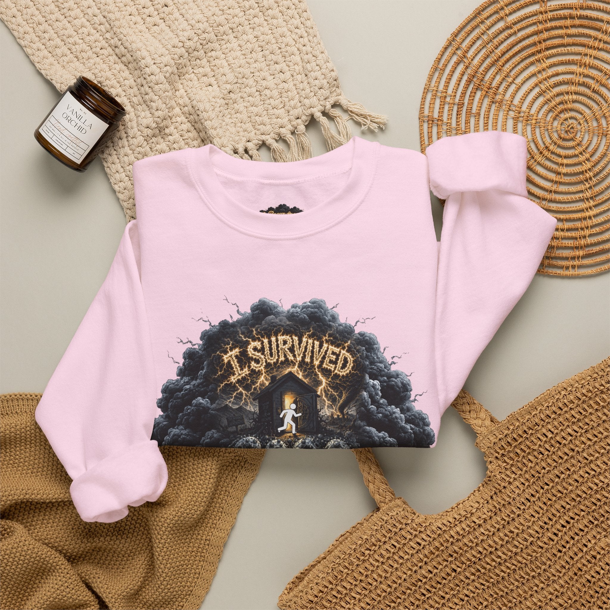 I Survived 2020 — Director's Cut Original Design Teaser Tee | Season 1 Premiere Drop Unisex Heavy Blend™ Crewneck Sweatshirt (SPECIAL EDITION)