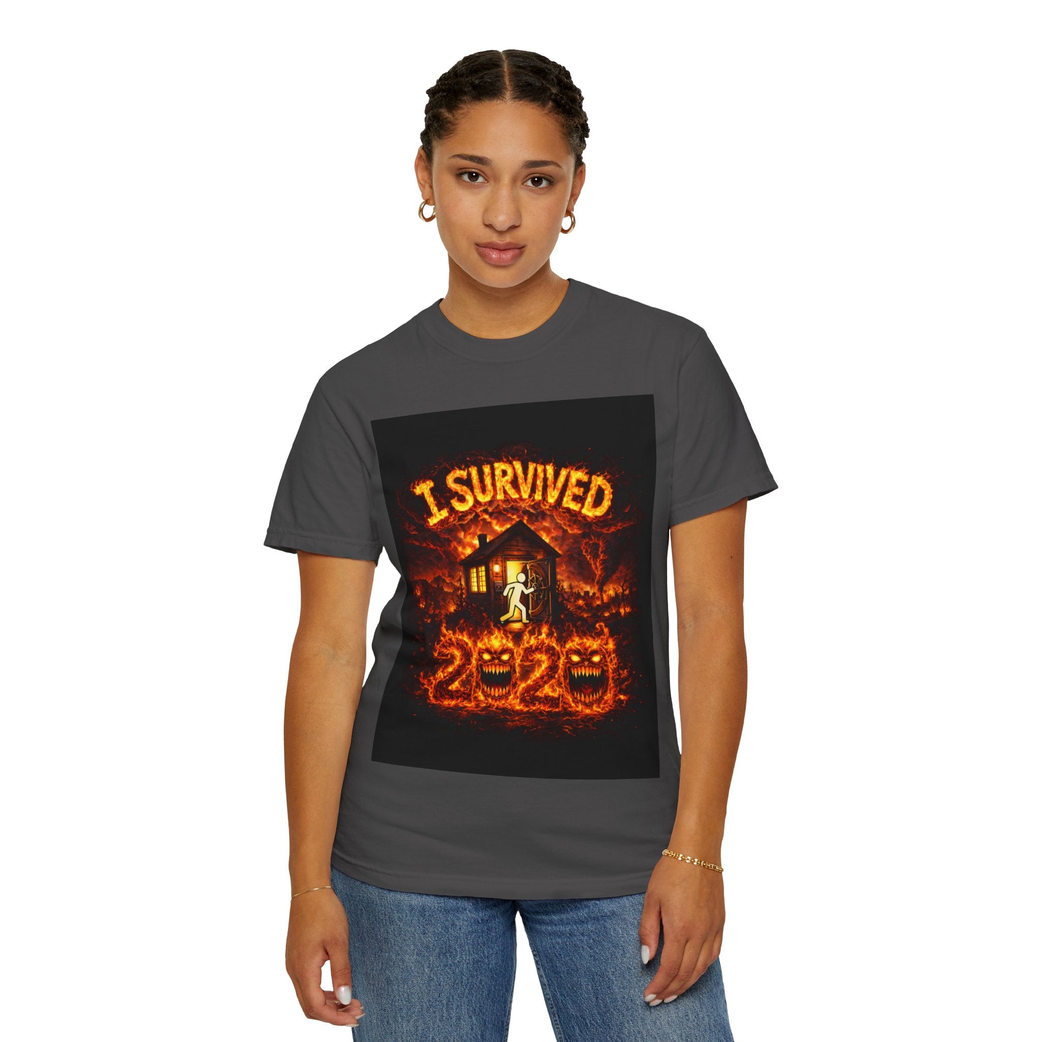 I Survived 2020 — WILDFIRES S2:E2: "The Bobcat Fire" Memorial Unisex Garment-Dyed T-shirt