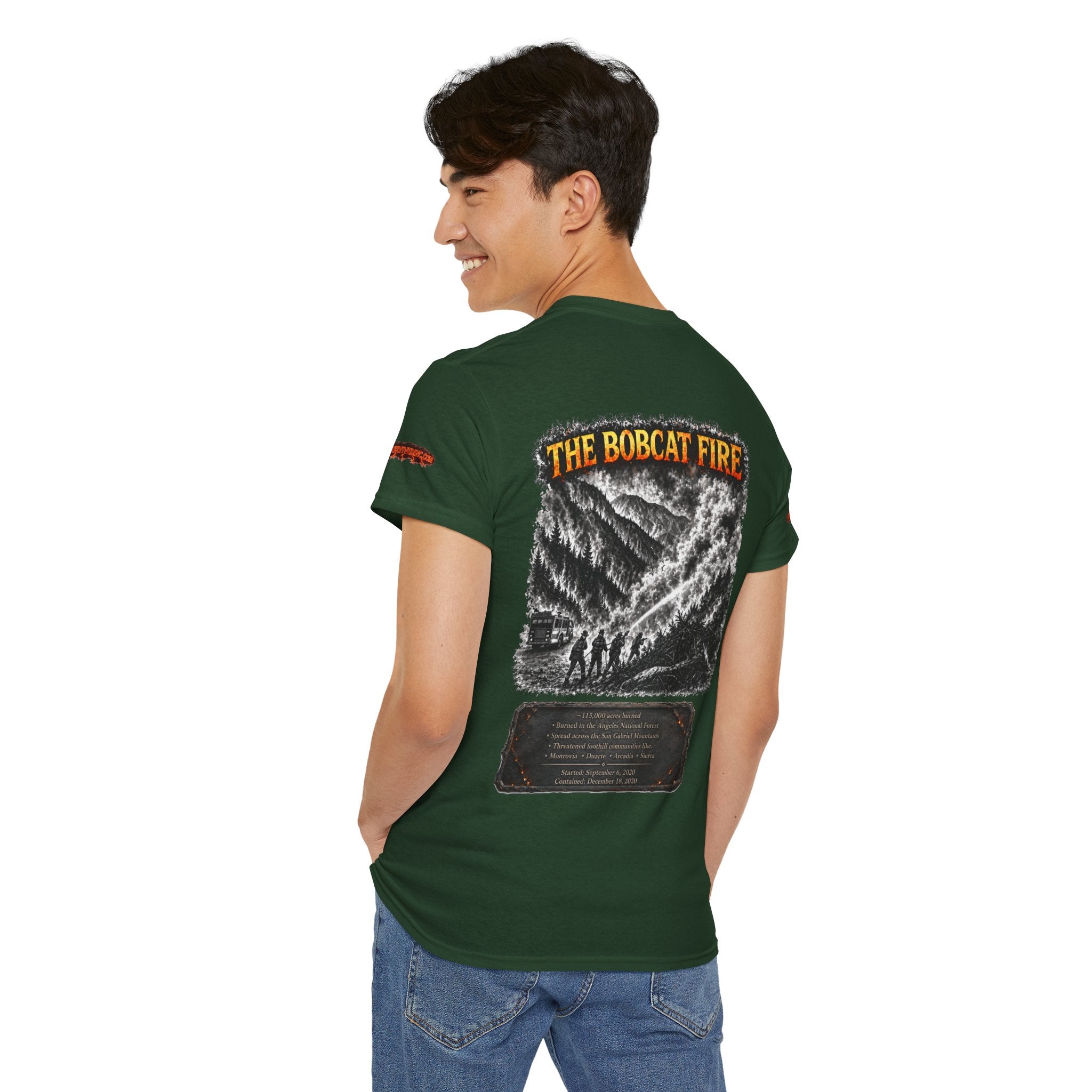 I Survived 2020 — Director's Cut S2:E2 "The Bobcat Fire" | Wildfire Edition Memorial Unisex Heavy Cotton Tee (SPECIAL EDITION)