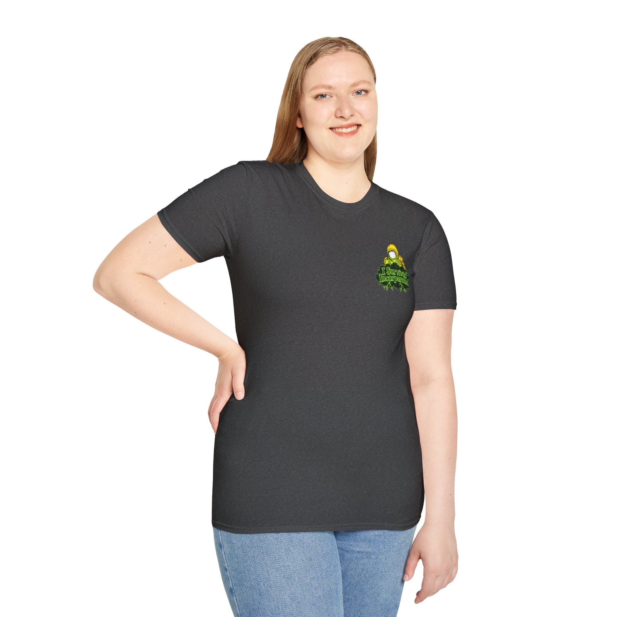 I Survived 2020 — "Please Stand By" Test Pattern Toxic Signal Tee Summer Premiere Unisex Softstyle T-Shirt