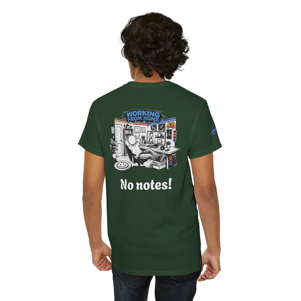 I Survived 2020 — LOCKDOWN S3:E3: Director's Cut Special Edition "Working From Home" Unisex Heavy Cotton Tee