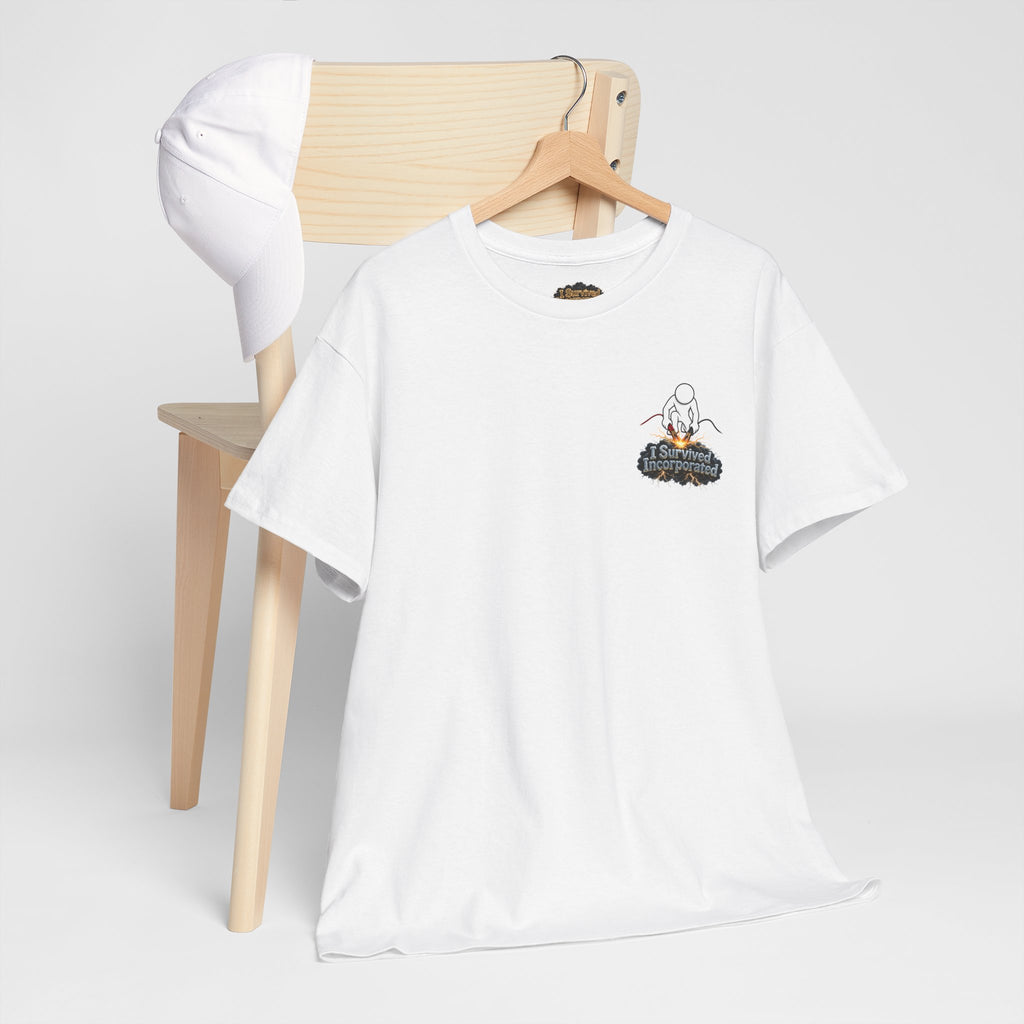 I Survived 2020 — "Please Stand By" Test Pattern Tee Summer Premier Unisex Heavy Cotton Tee