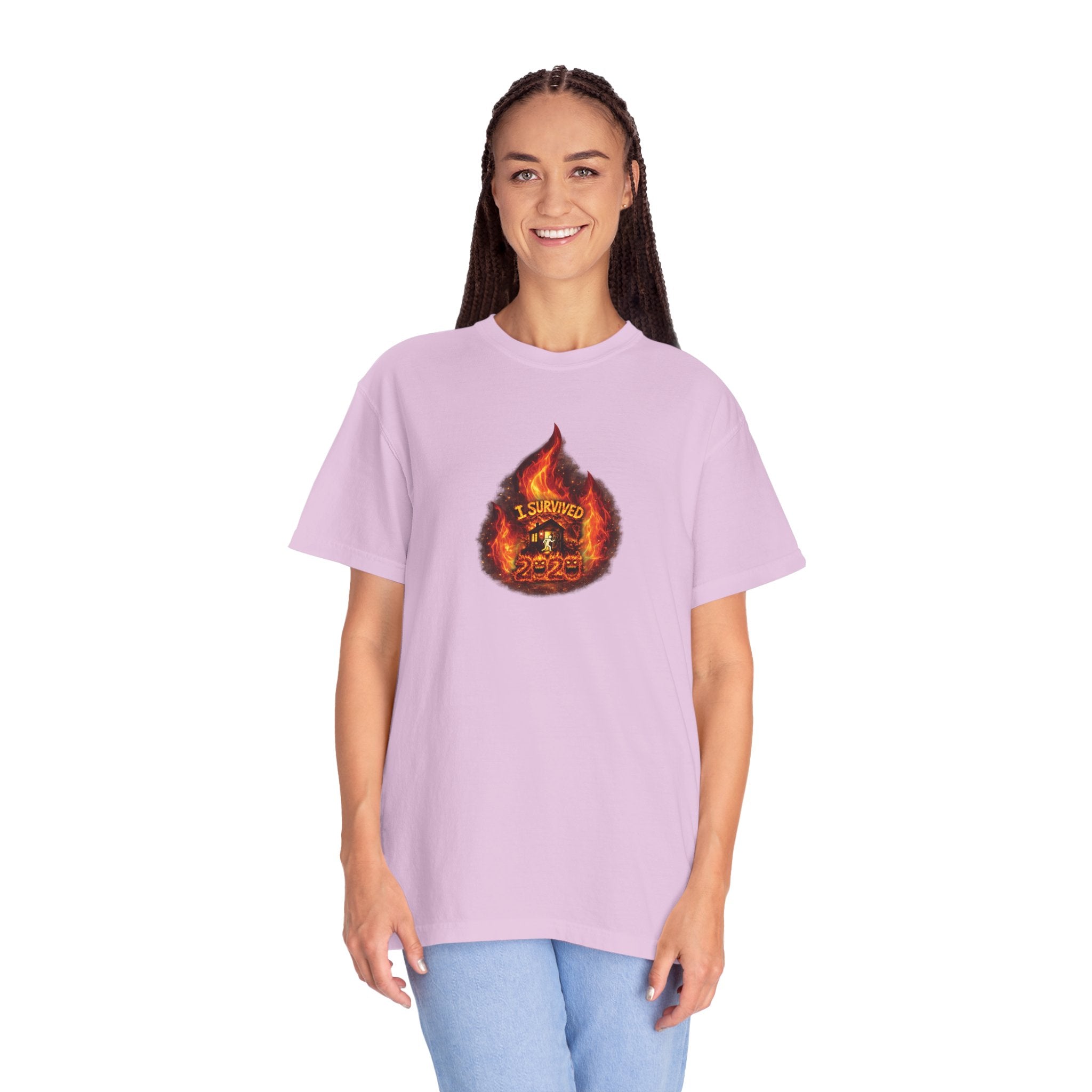 I Survived 2020 — WILDFIRES S2:E4: Director's Cut "Western U.S. Wildfire Season" Memorial Unisex Garment-Dyed T-shirt