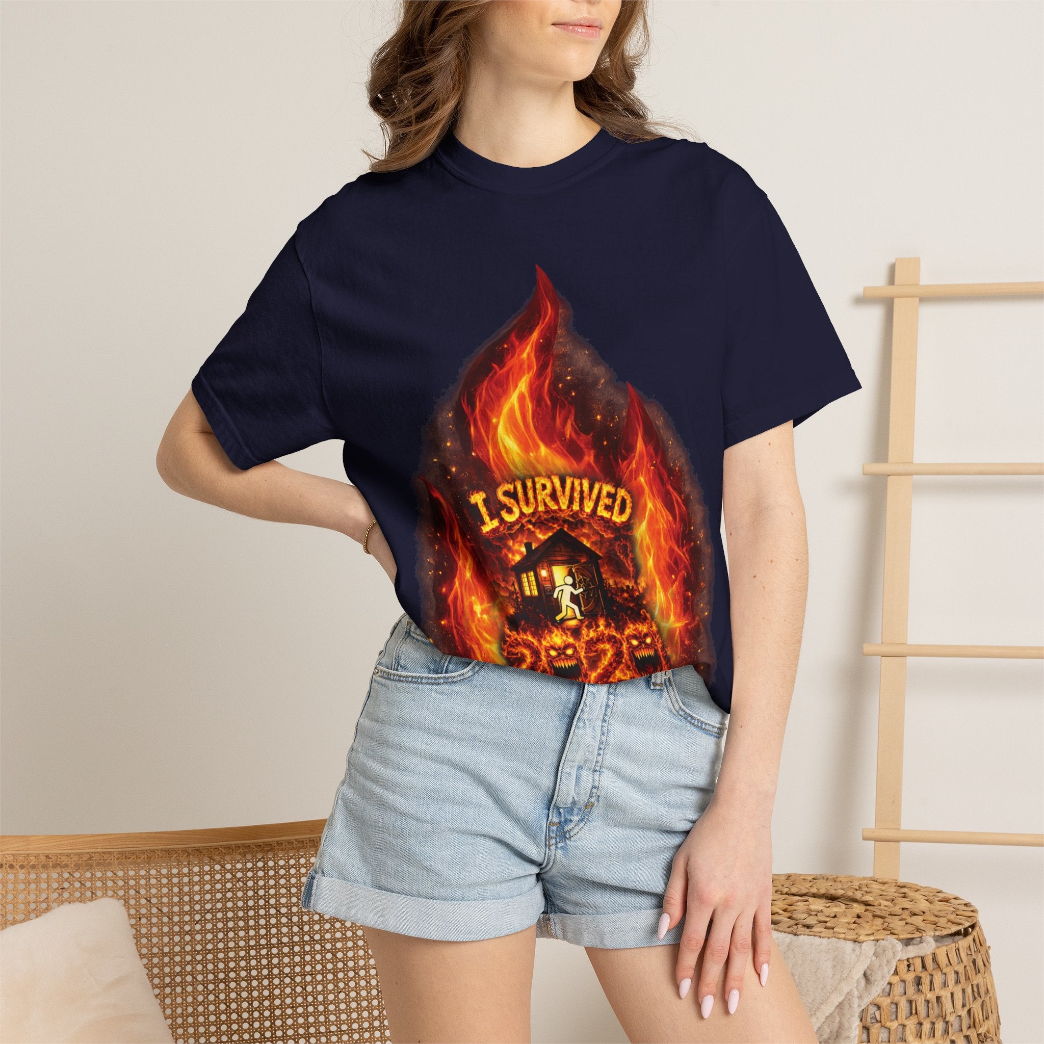 I Survived 2020 — Director's Cut S2:E3 "The California Wildfires" | Wildfire Edition Memorial Unisex Garment-Dyed T-shirt