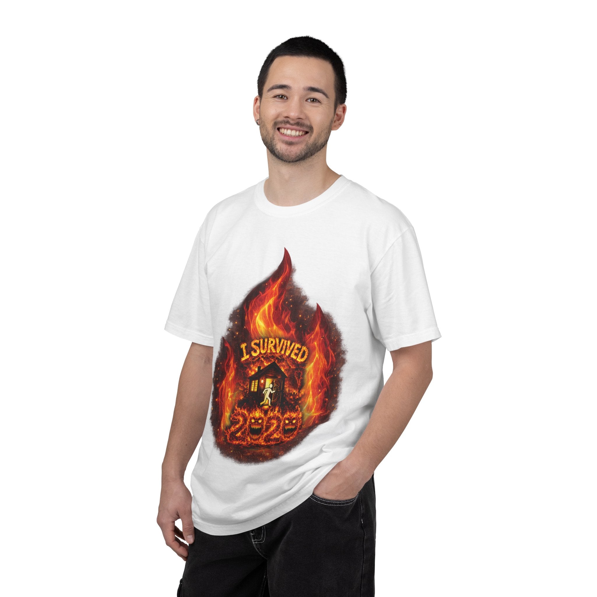 I Survived 2020 — Director's Cut S2:E2 "The Bobcat Fire" | Wildfire Edition Memorial Unisex Garment-Dyed T-shirt