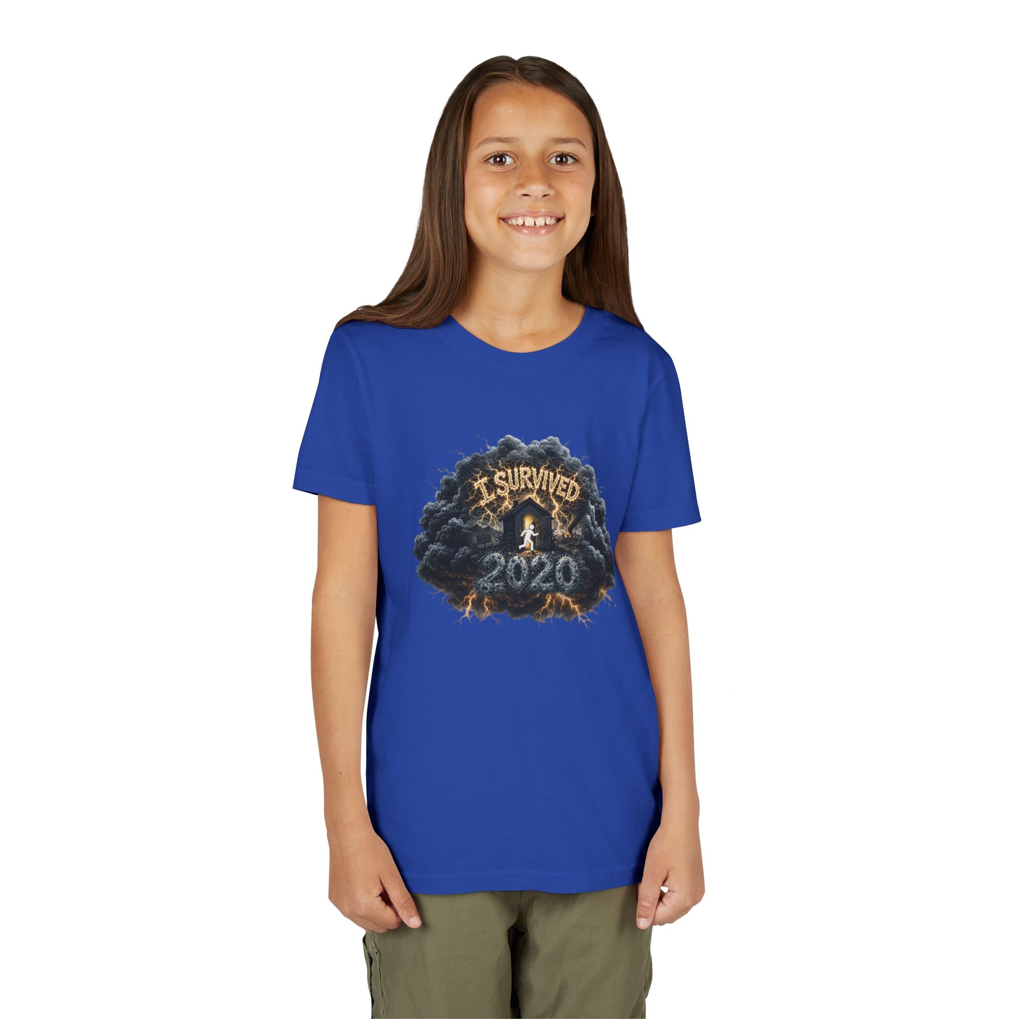 I Survived 2020 — Director's Cut Original Design Teaser Tee | Season 1 Premiere Drop Youth Short Sleeve Tee
