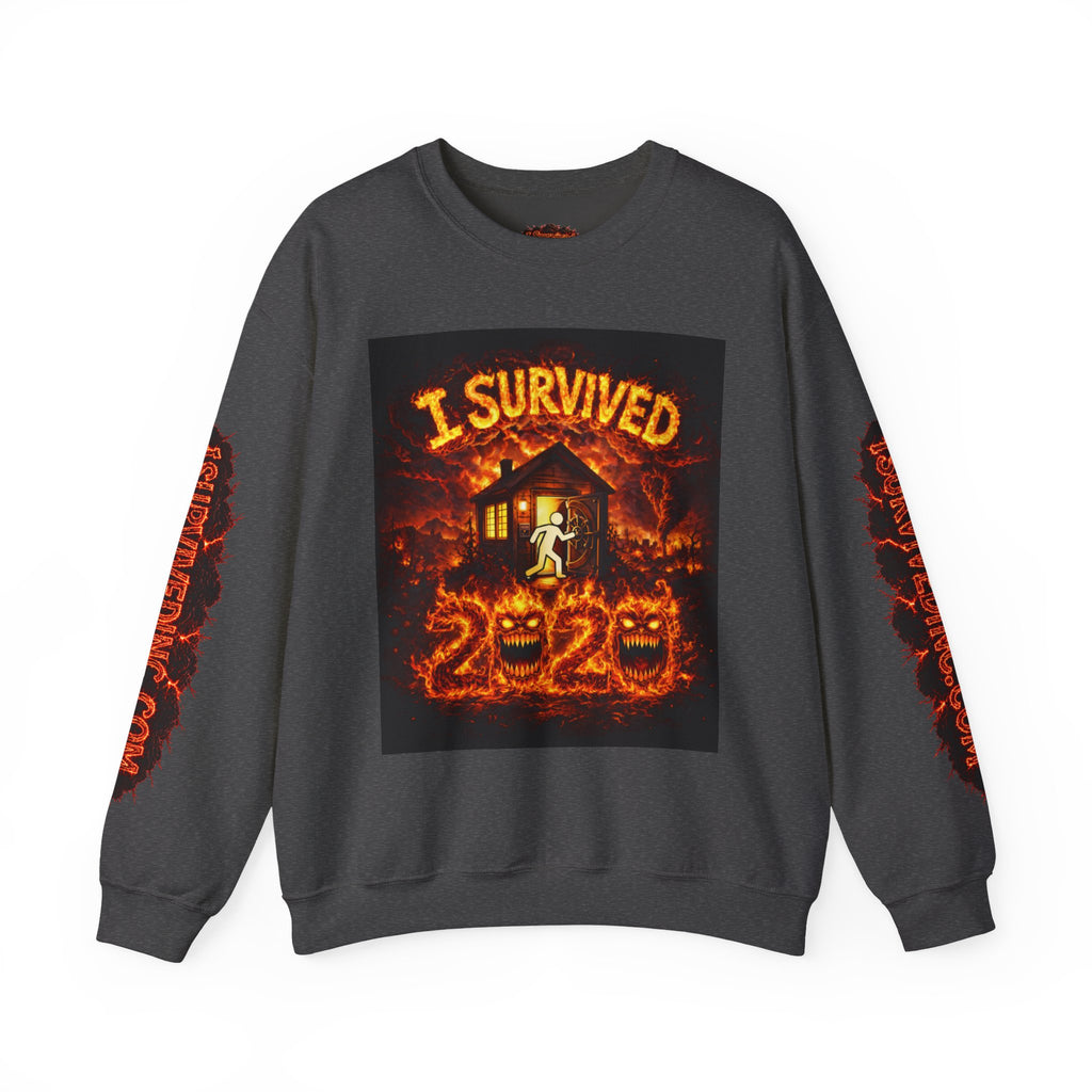I Survived 2020 — S2:E4 "Western U.S. Wildfire Season" | Mid-Season Finale Pt. 1 | Wildfire Edition Memorial Unisex Heavy Blend™ Crewneck Sweatshirt