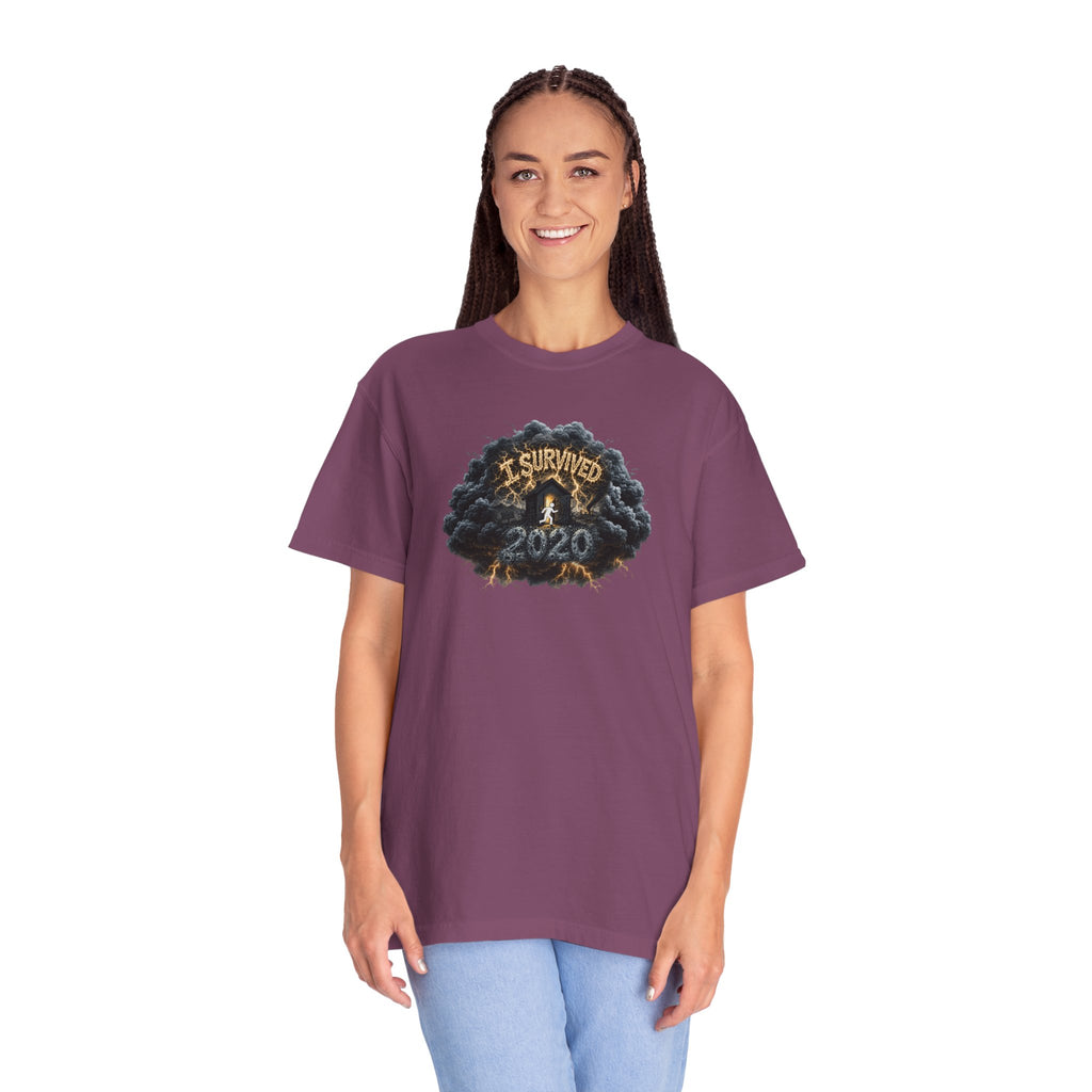I Survived 2020 — Original PILOT Design: Director's Cut Unisex Garment-Dyed T-shirt
