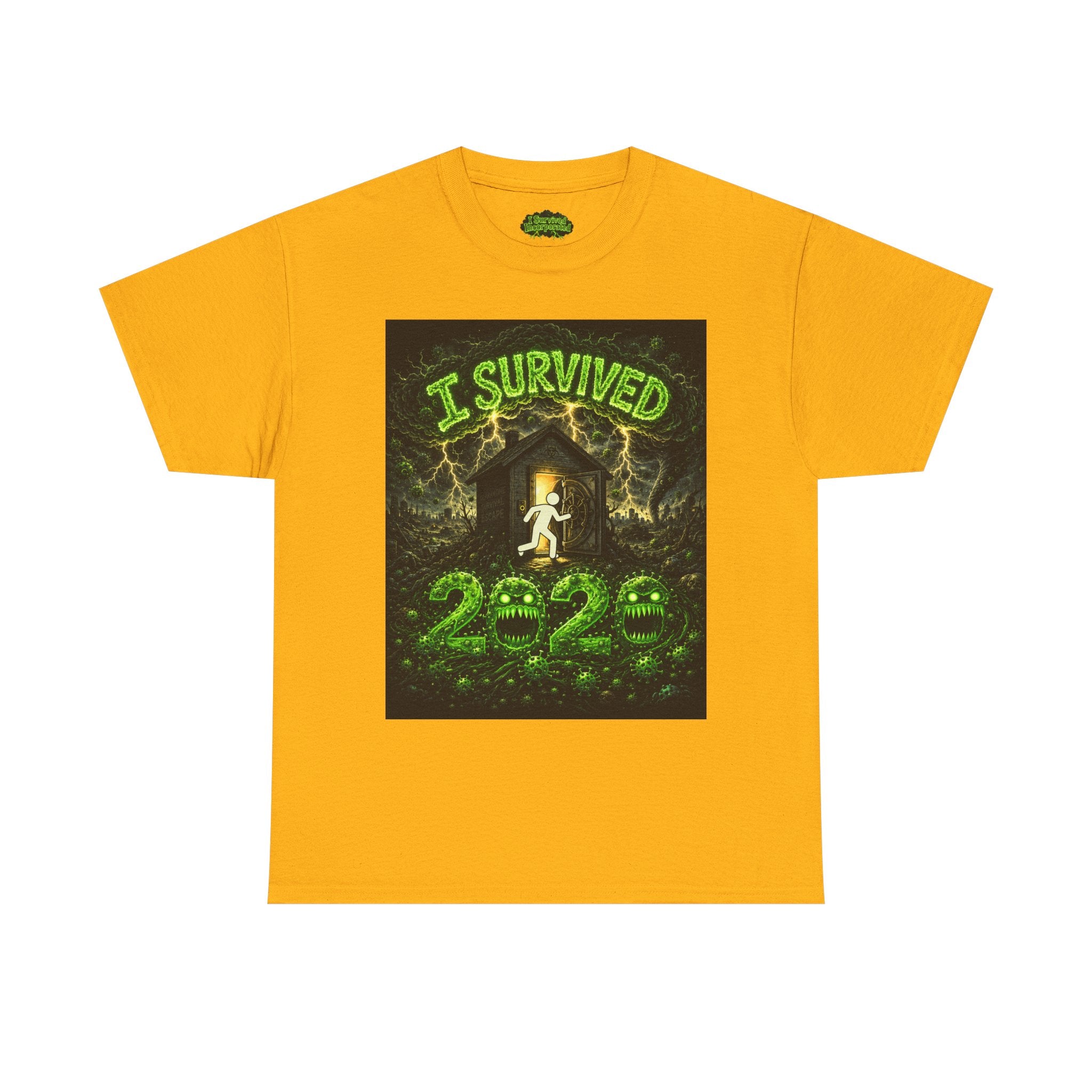 I Survived 2020 — S1:E2 "The Coming of COVID" | Pandemic Edition Unisex Heavy Cotton Tee