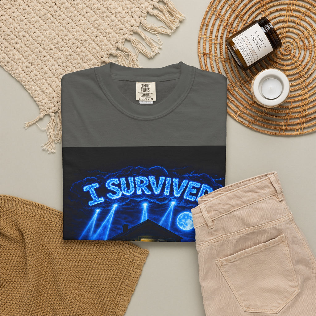 I Survived 2020 — LOCKDOWN S3:E3: "Remote Schooling" Unisex Garment-Dyed T-shirt