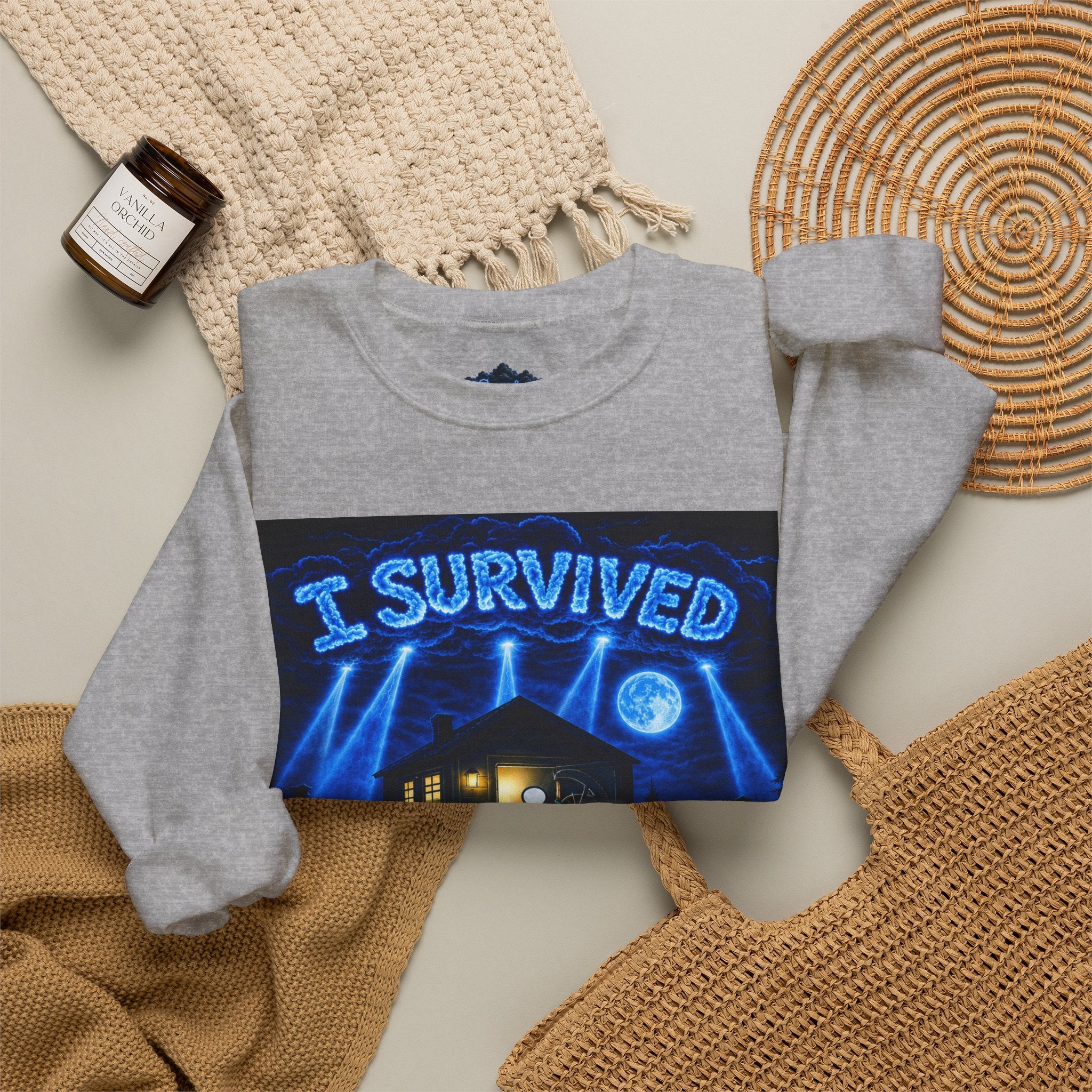 I Survived 2020 — LOCKDOWN S3:E3: Special Edition "Remote Schooling" Unisex Heavy Blend™ Crewneck Sweatshirt