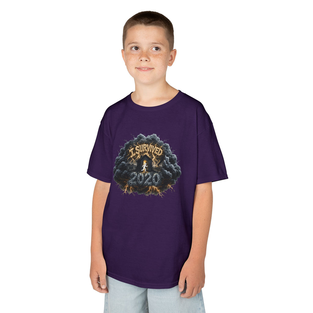 I Survived 2020 — Director's Cut Original Design Teaser Tee | Season 1 Premiere Drop Kids Heavy Cotton™ Tee