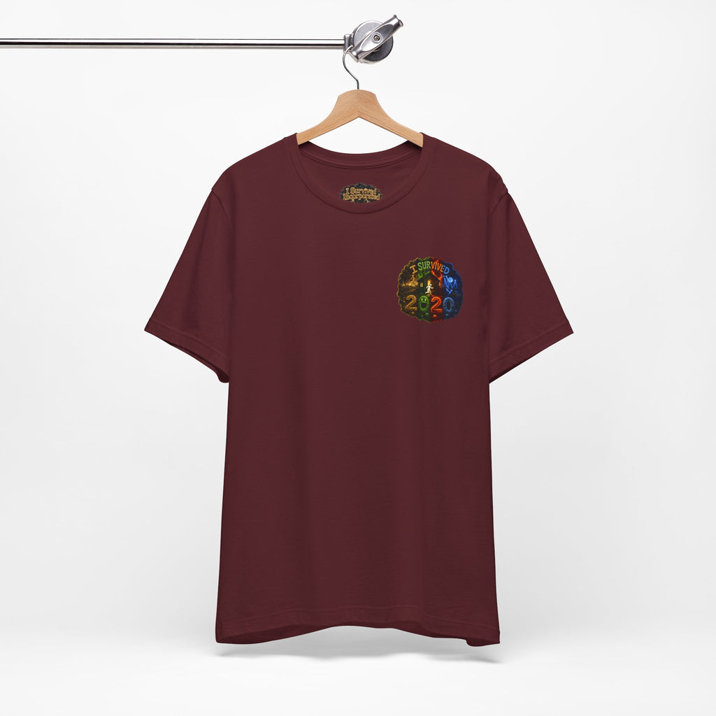 I Survived 2020 — "No Signal" Test Pattern Tee Alien Broadcast Finale Summer Premiere Unisex Jersey Short Sleeve Tee