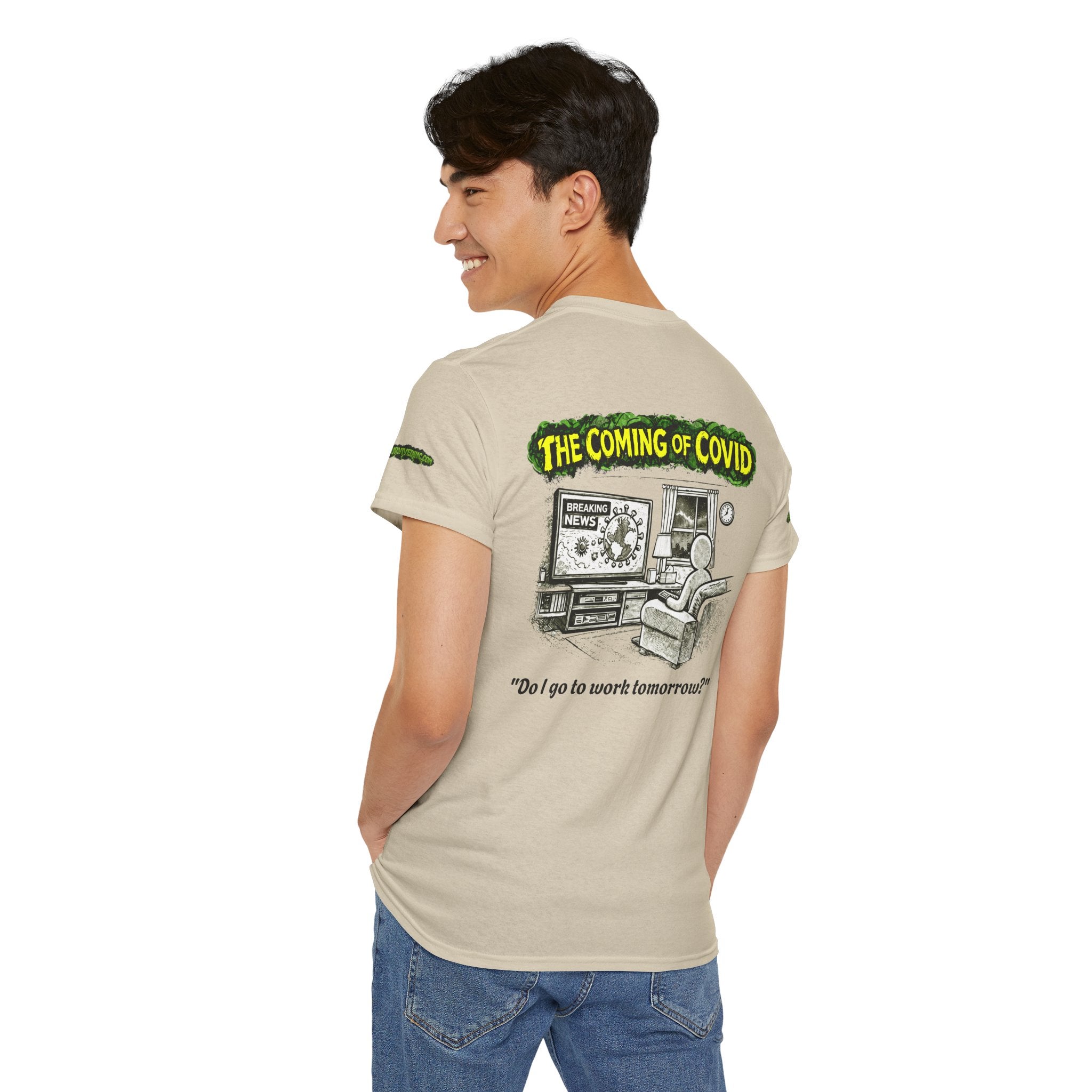 I Survived 2020 — PANDEMIC S1:E2: Director's Cut Special Edition "The Coming of COVID" Unisex Heavy Cotton Tee