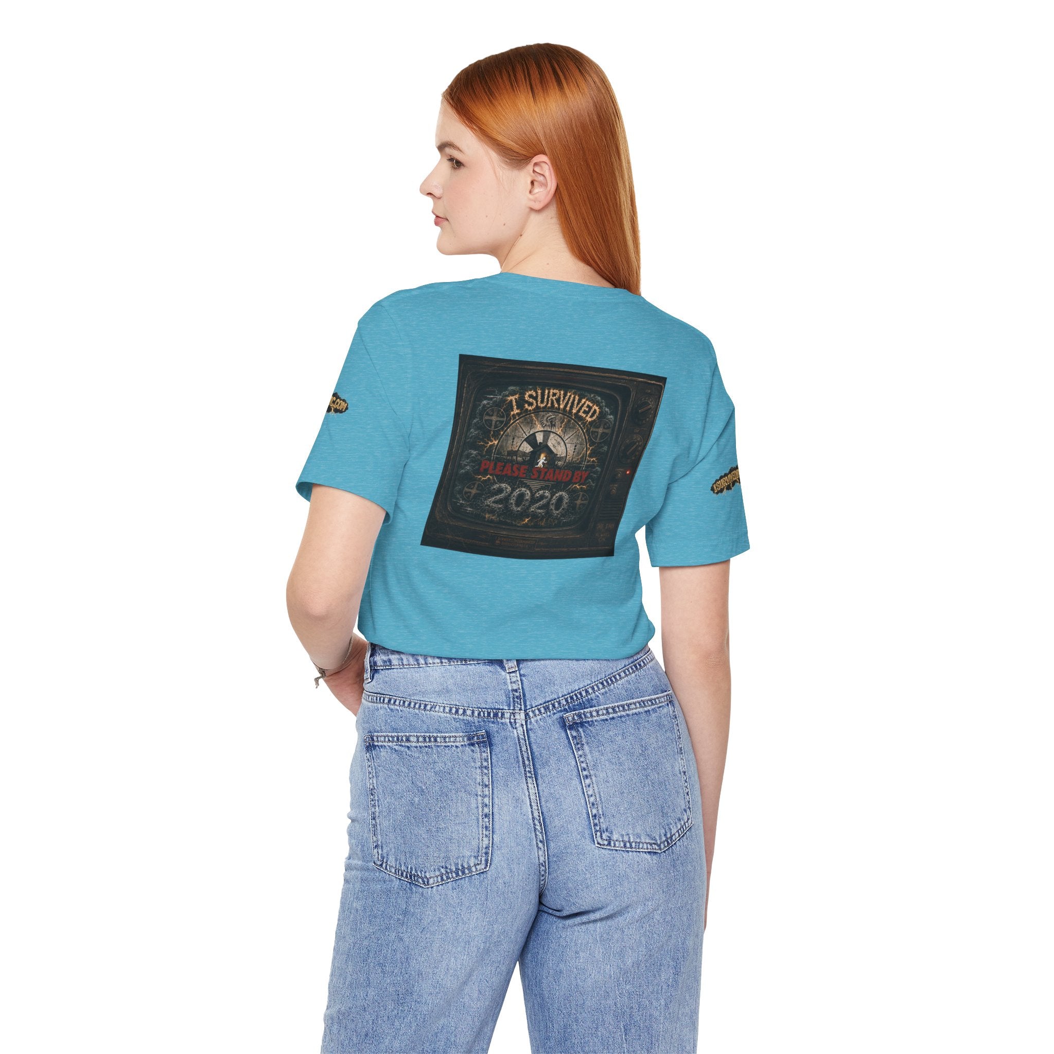 I Survived 2020 — "Please Stand By" Test Pattern Tee Special Edition Summer Premier Unisex Jersey Short Sleeve Tee