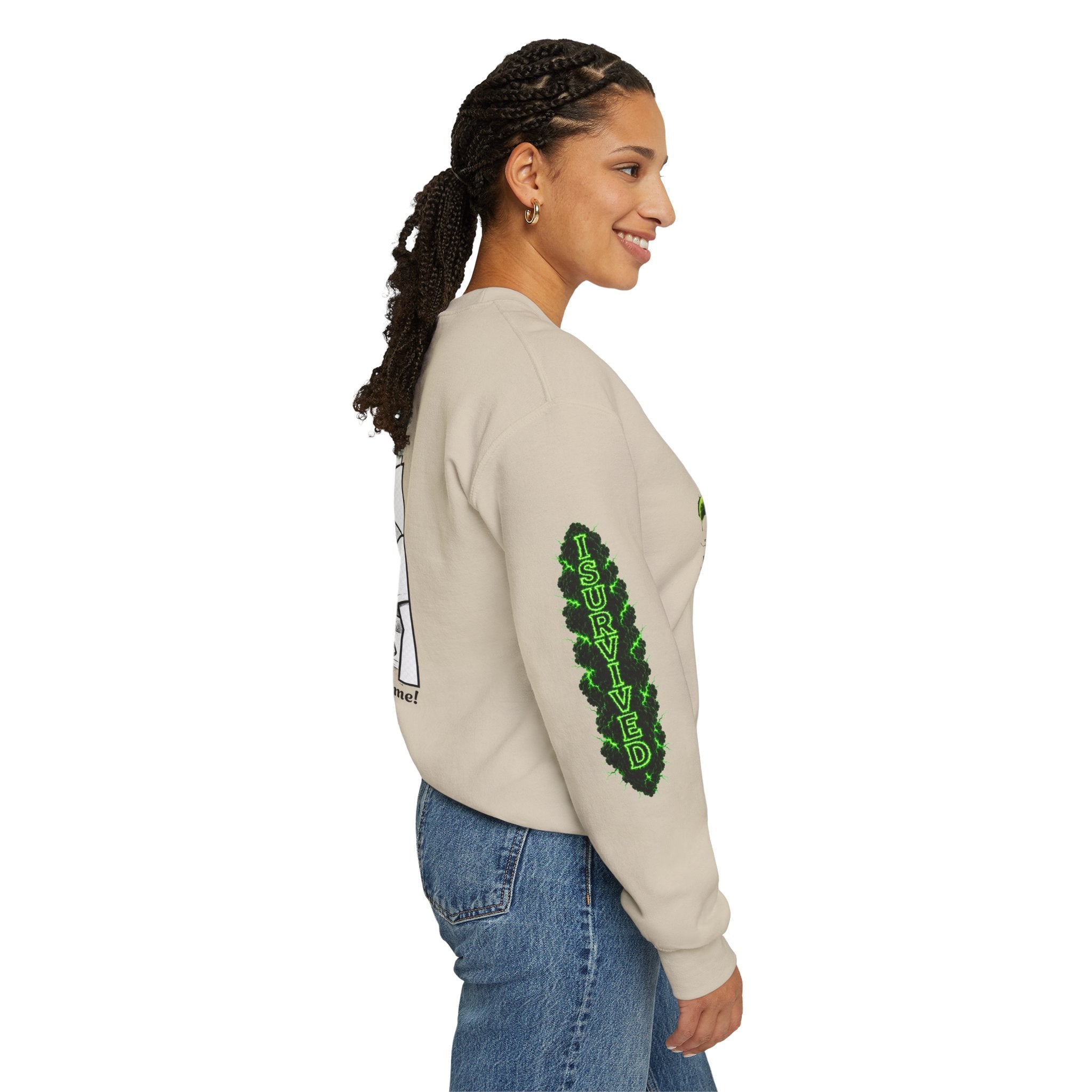 I Survived 2020 — Director's Cut S1:E5 "Delivery Doomsday" | Pandemic Edition Unisex Heavy Blend™ Crewneck Sweatshirt