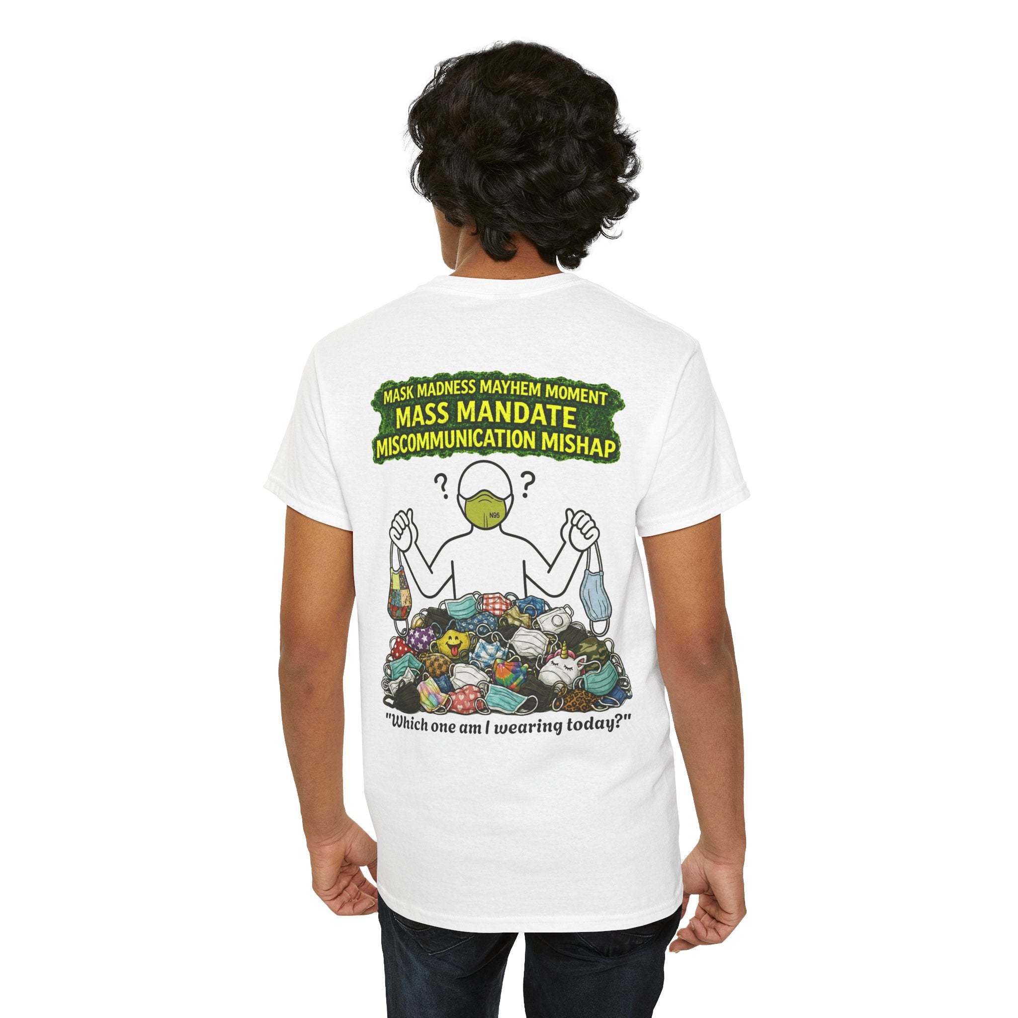 Sobreviví al 2020 — T1:E4 "Caos en Mascarillas: Un Momento de Locura" | Camiseta Unisex de Algodón Grueso Edición Pandemia (EDICIÓN ESPECIAL)