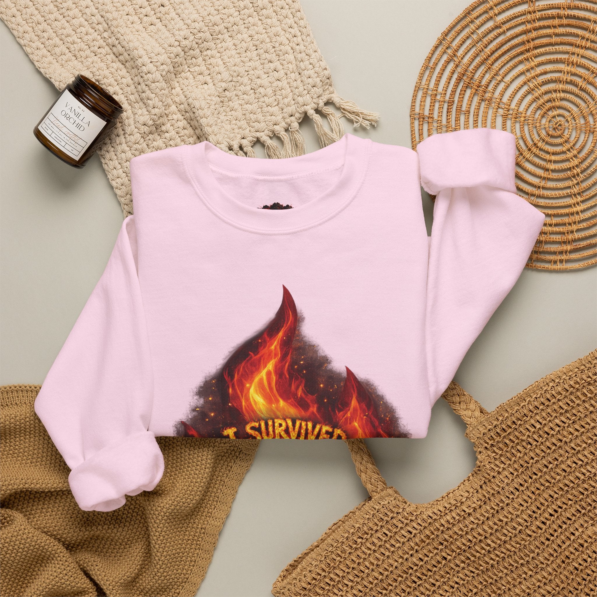 I Survived 2020 — Director's Cut S2:E4 "Western U.S. Wildfire Season" | Mid-Season Finale Pt. 1 | Wildfire Edition Memorial Unisex Heavy Blend™ Crewneck Sweatshirt