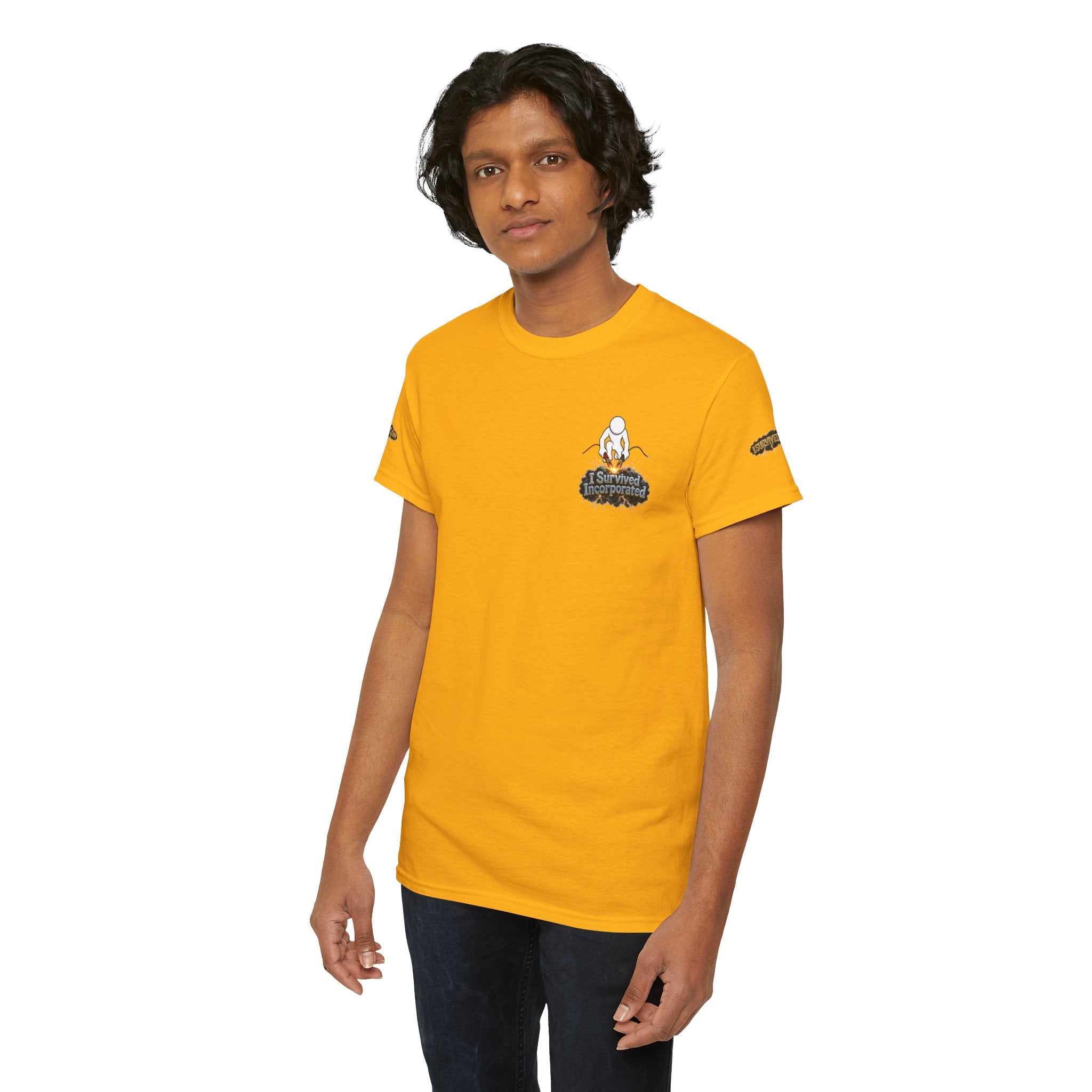 I Survived 2020 — "Please Stand By" Test Pattern Tee Special Edition Summer Premier Unisex Heavy Cotton Tee