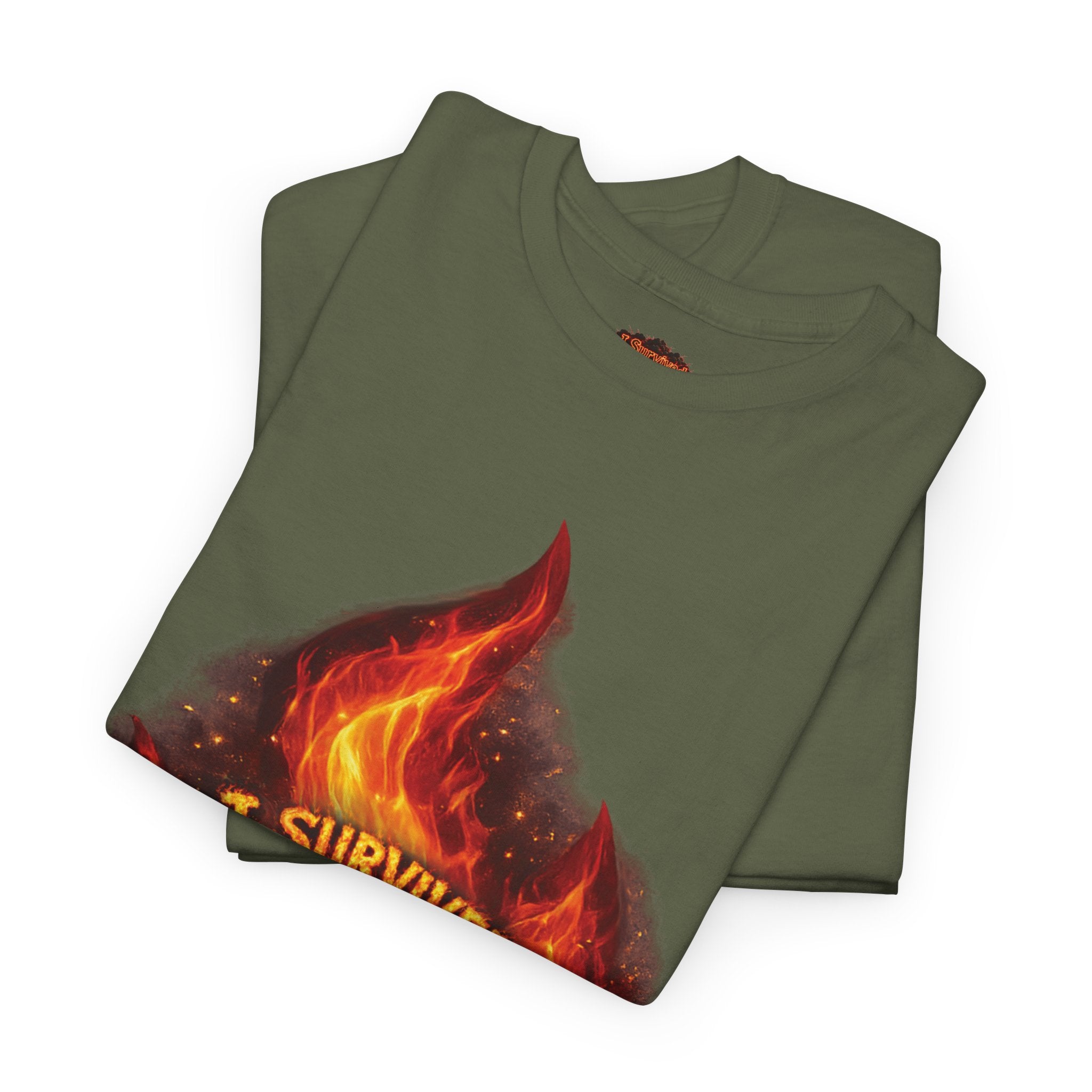 I Survived 2020 — Director's Cut S2:E4 "Western U.S. Wildfire Season" | Mid-Season Finale Pt. 1 | Wildfire Edition Memorial Unisex Heavy Cotton Tee (SPECIAL EDITION)