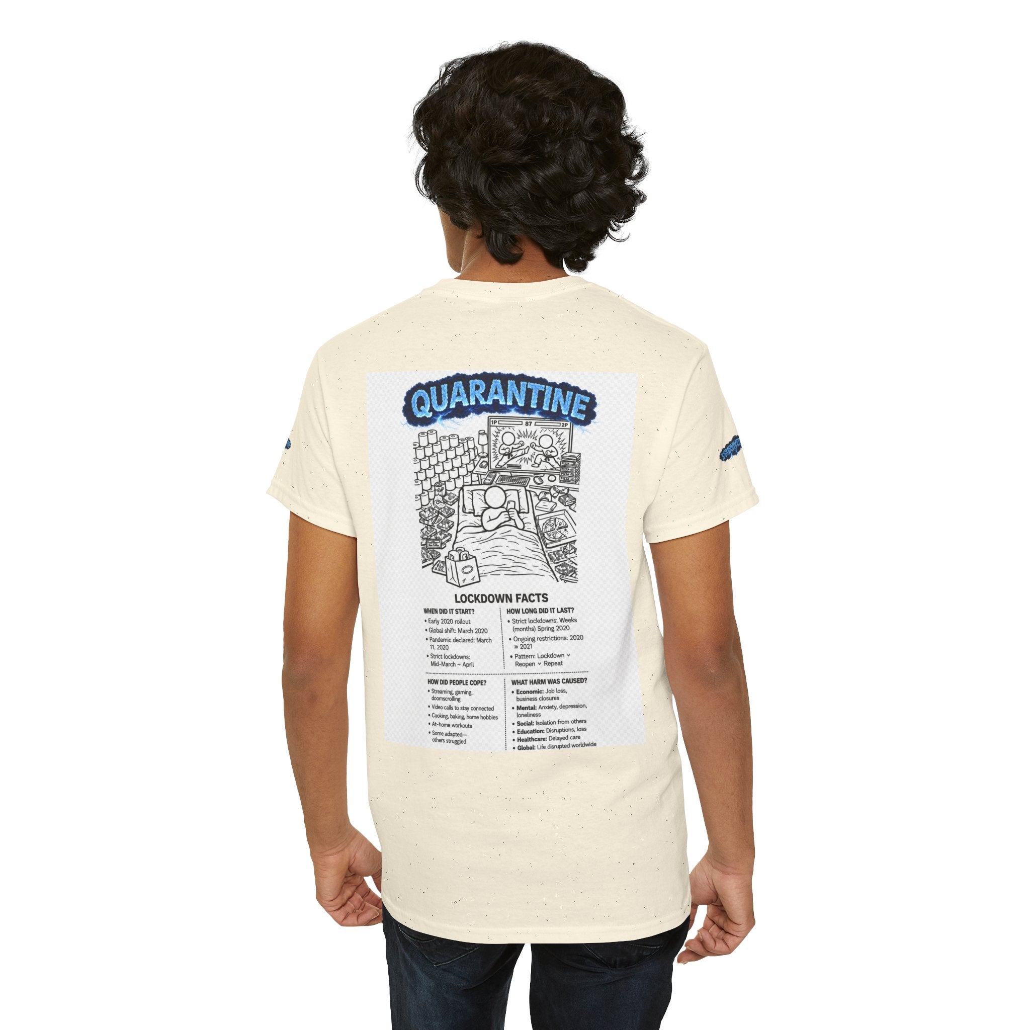 I Survived 2020 — Director's Cut S3:E1 "Quarantine" | Lockdown Edition Documentary Unisex Heavy Cotton Tee (SPECIAL EDITION)