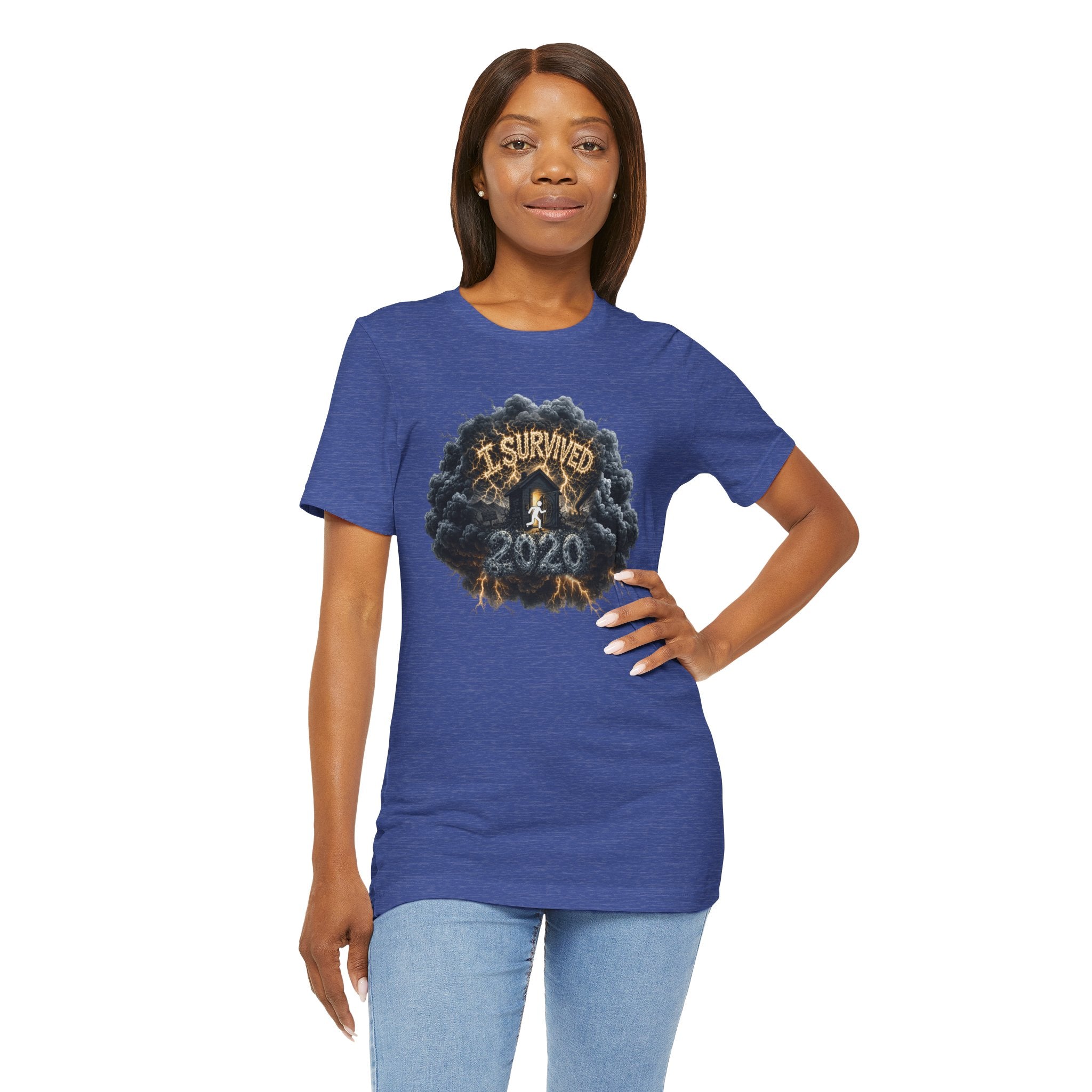 I Survived 2020 — Director's Cut Original Design Teaser Tee | Season 1 Premiere Drop Unisex Jersey Short Sleeve Tee