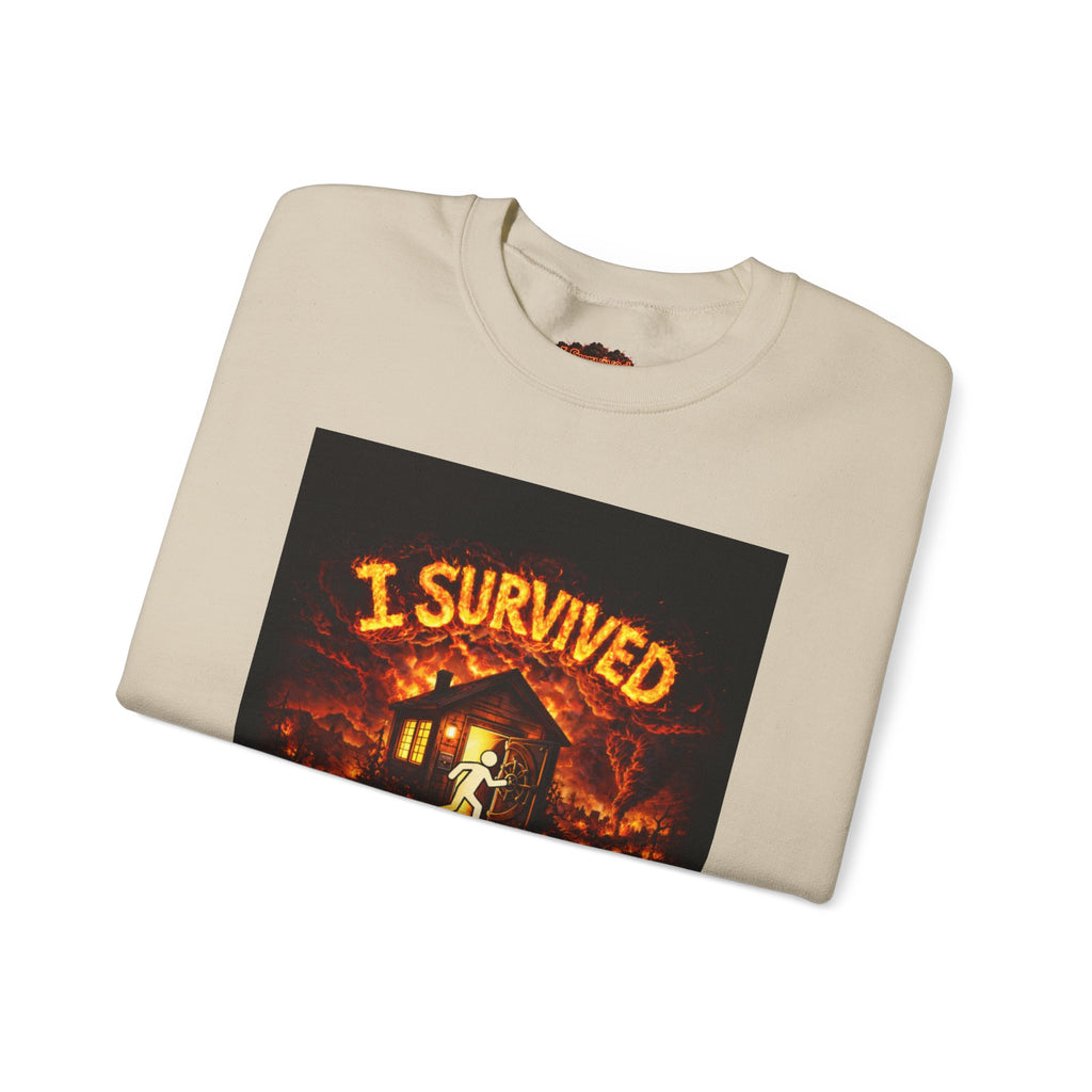 I Survived 2020 — S2:E2 "The Bobcat Fire" | Wildfire Edition Memorial Unisex Heavy Blend™ Crewneck Sweatshirt