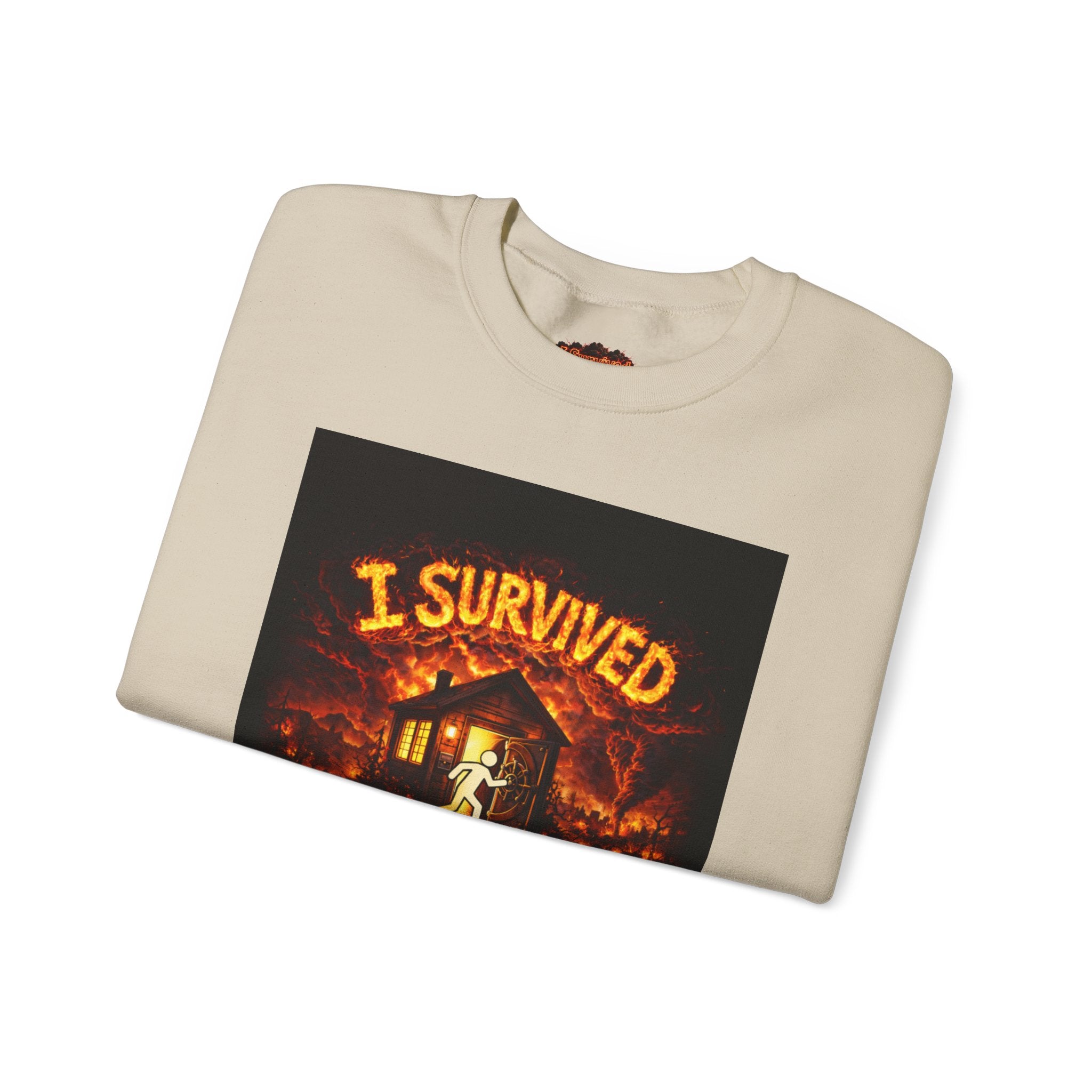 I Survived 2020 — S2:E2 "The Bobcat Fire" | Wildfire Edition Memorial Unisex Heavy Blend™ Crewneck Sweatshirt