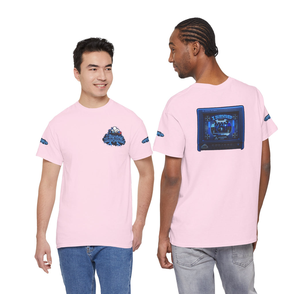 I Survived 2020 — "Please Stand By" Test Pattern Tee Lockdown Special Edition Summer Exclusive Unisex Heavy Cotton Tee