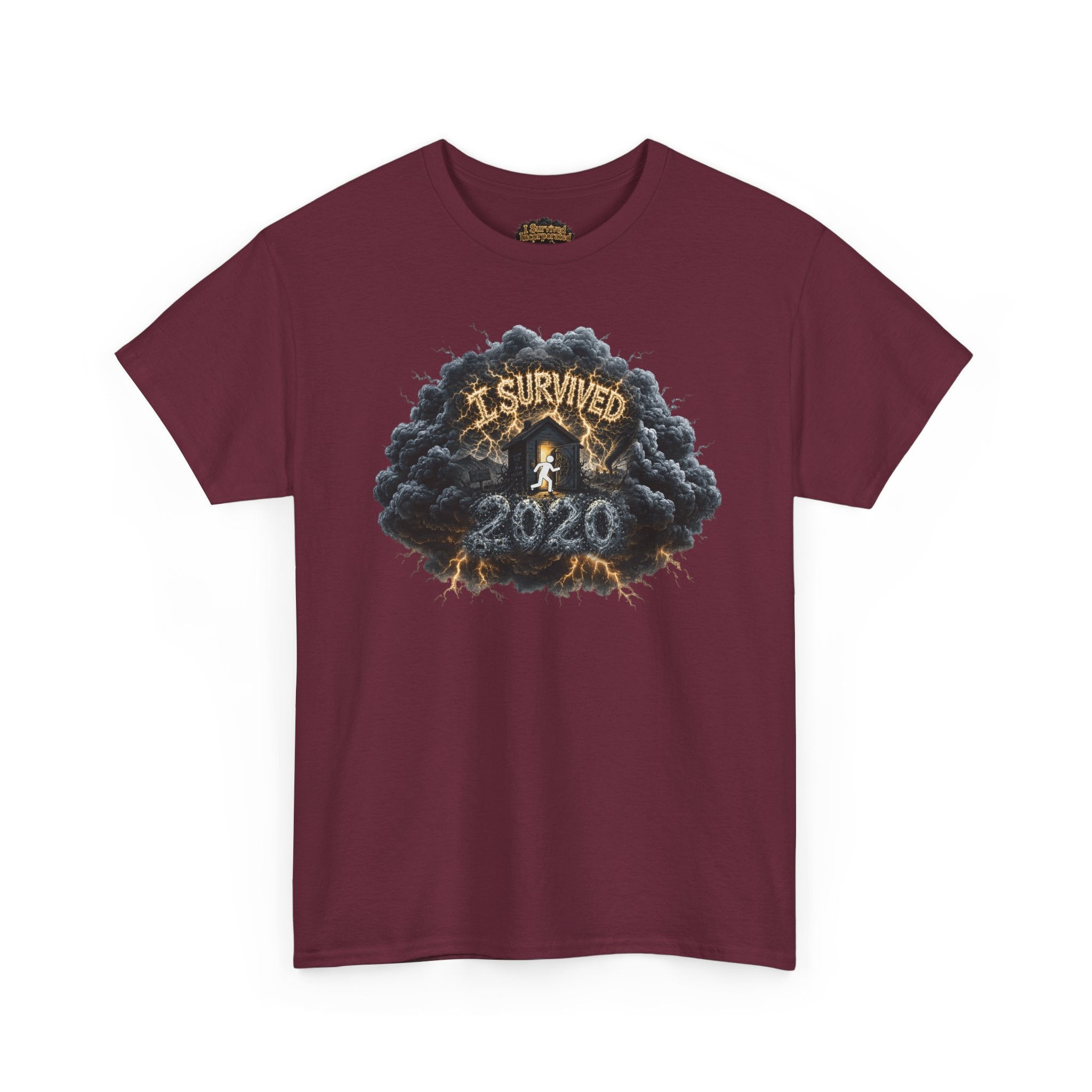 I Survived 2020 — Director's Cut Original Design Teaser Tee | Season 1 Premiere Drop Unisex Heavy Cotton Tee