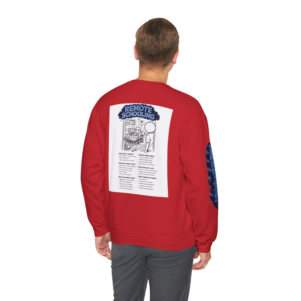 I Survived 2020 — Director's Cut S3:E3 "Remote Schooling" | Lockdown Edition Documentary Unisex Heavy Blend™ Crewneck Sweatshirt