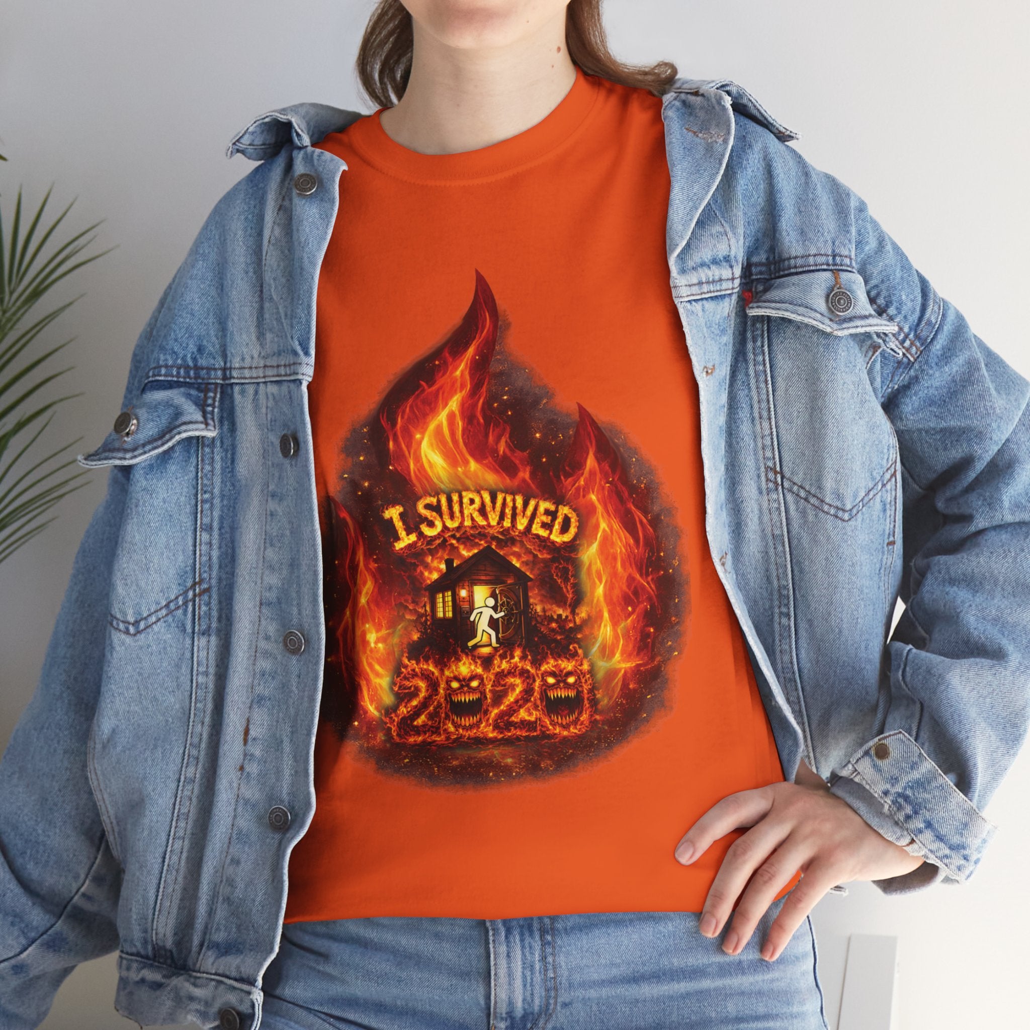 I Survived 2020 — Director's Cut S2:E4 "Western U.S. Wildfire Season" | Mid-Season Finale Pt. 1 | Wildfire Edition Memorial Unisex Heavy Cotton Tee (SPECIAL EDITION)