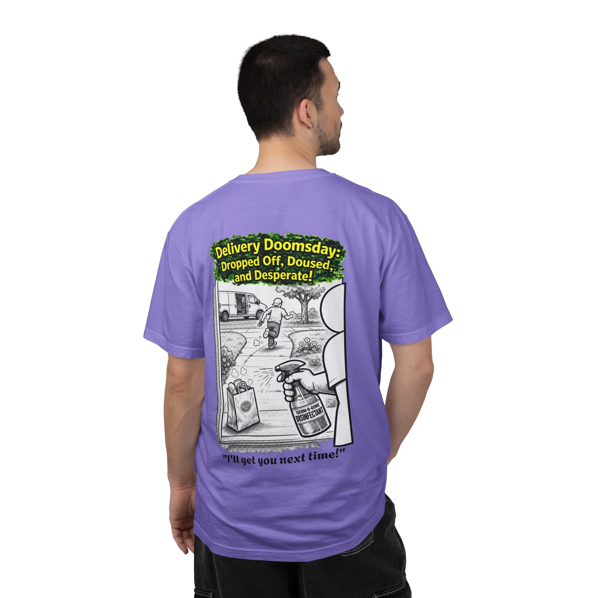 Sobreviví al 2020 — T1:E5 "Apocalipsis de Entregas" | Camiseta unisex teñida de edición Pandemia