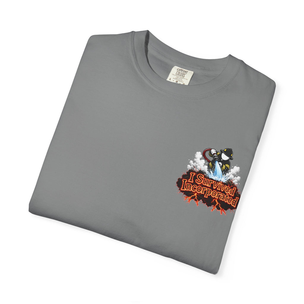 I Survived 2020 — "Please Stand By" Test Pattern Tee Wildfire Signal Edition Summer Premiere Unisex Garment-Dyed T-shirt