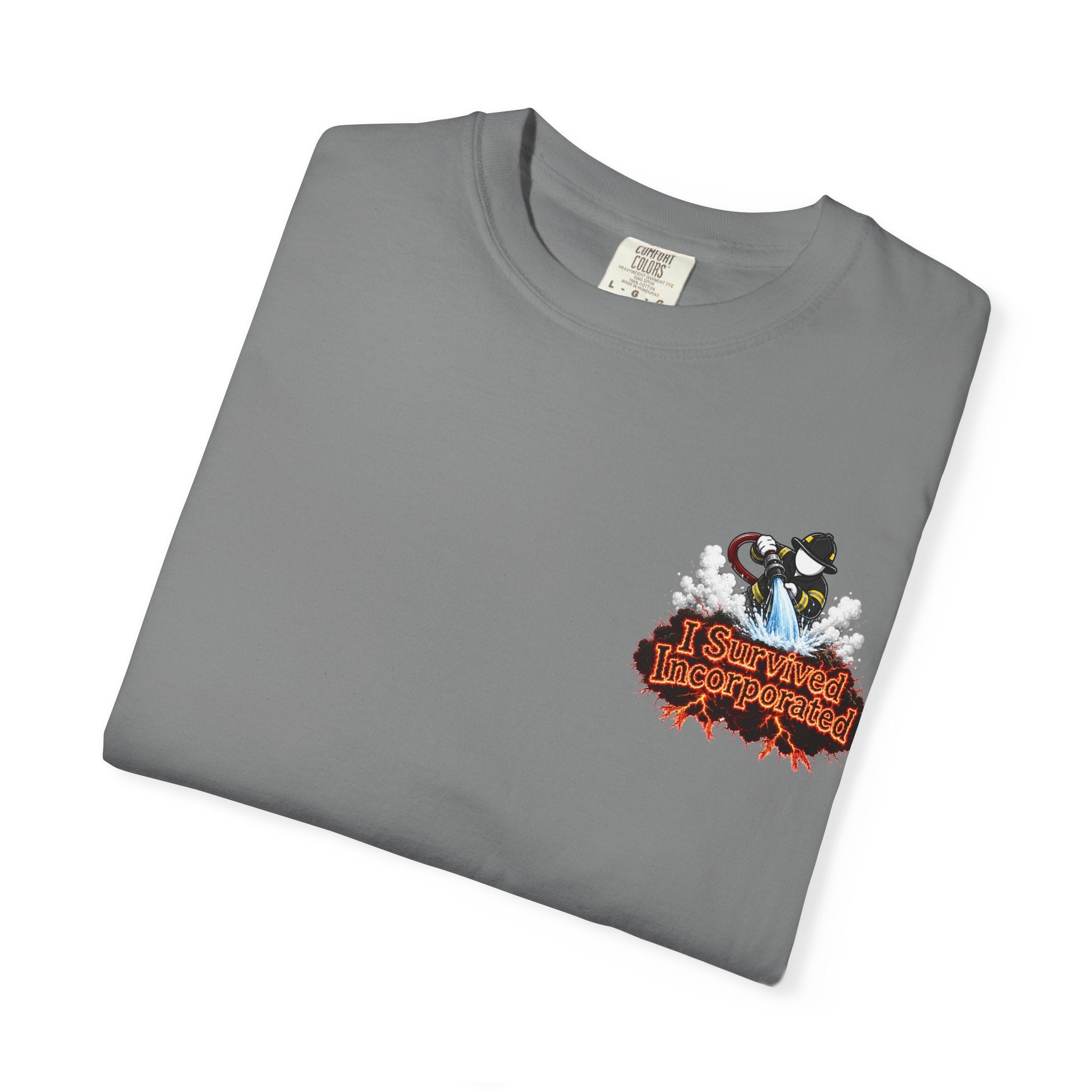 I Survived 2020 — "Please Stand By" Test Pattern Tee Wildfire Signal Edition Summer Premiere Unisex Garment-Dyed T-shirt