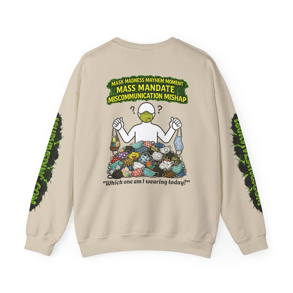 I Survived 2020 — PANDEMIC S1:E4: "Mask Madness" Unisex Heavy Blend™ Crewneck Sweatshirt