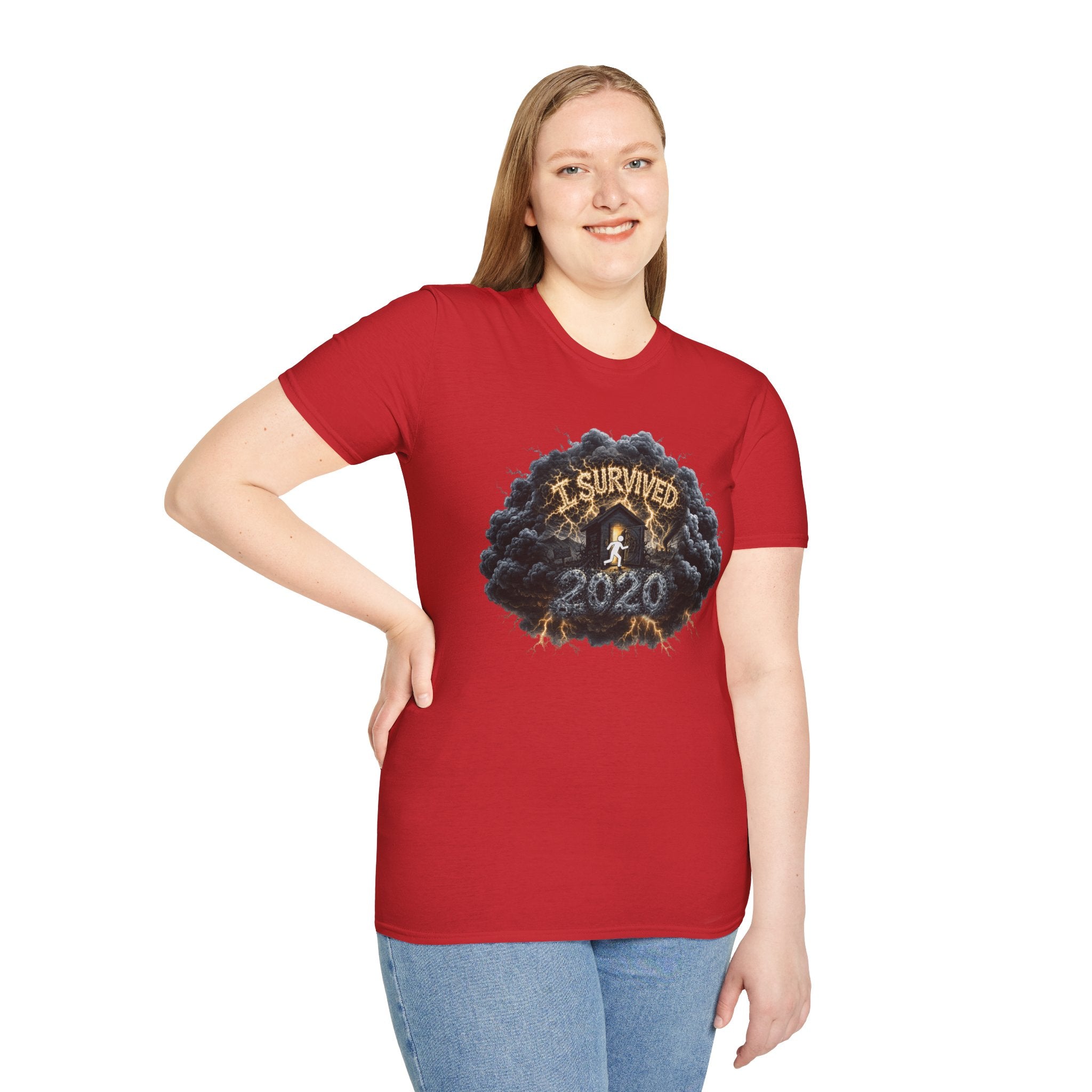 I Survived 2020 — Director's Cut Original Design Teaser Tee | Season 1 Premiere Drop Unisex Softstyle T-Shirt