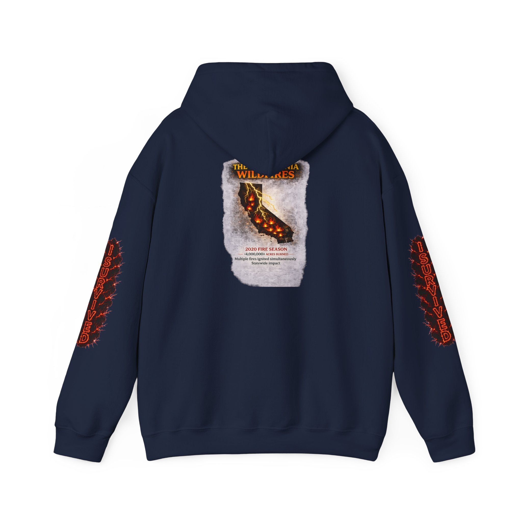 I Survived 2020 — Director's Cut S2:E3 "The California Wildfires" | Wildfire Edition Memorial Hoodie Sweatshirt