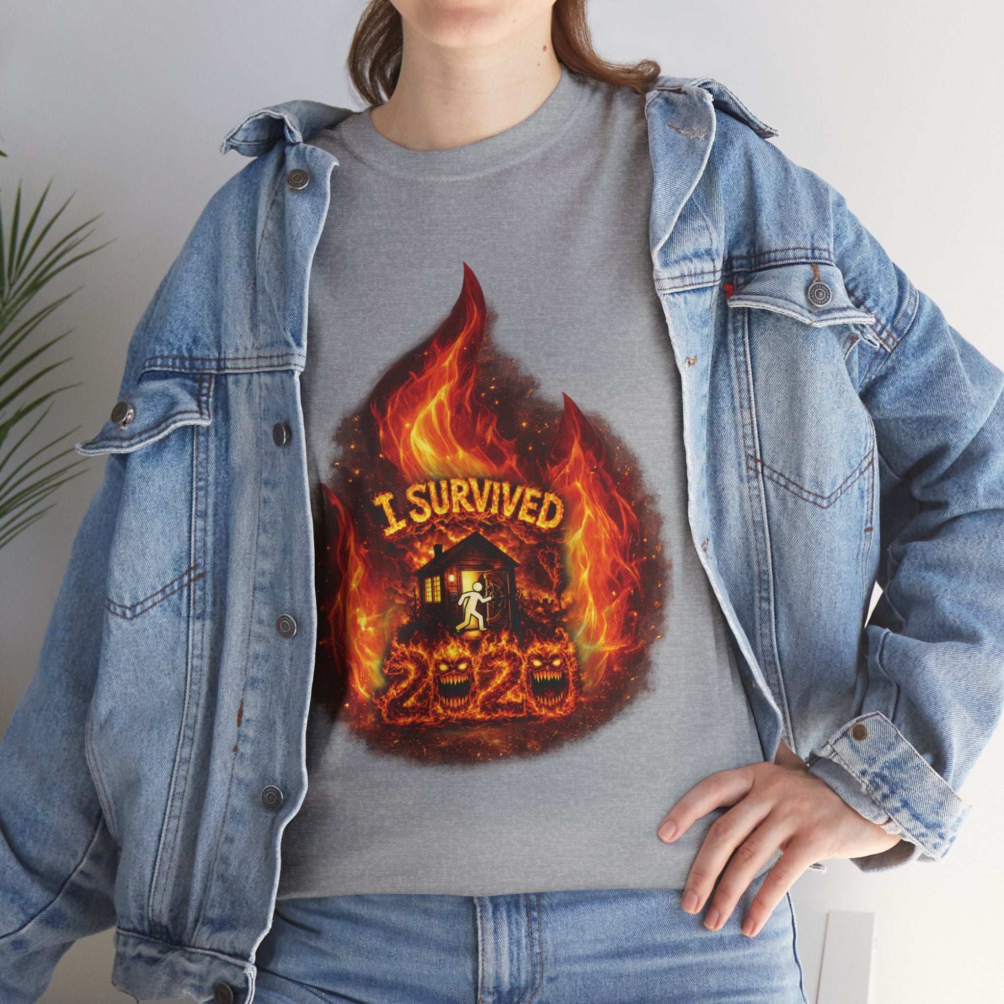 I Survived 2020 — Director's Cut S2:E4 "Western U.S. Wildfire Season" | Mid-Season Finale Pt. 1 | Wildfire Edition Memorial Unisex Heavy Cotton Tee (SPECIAL EDITION)