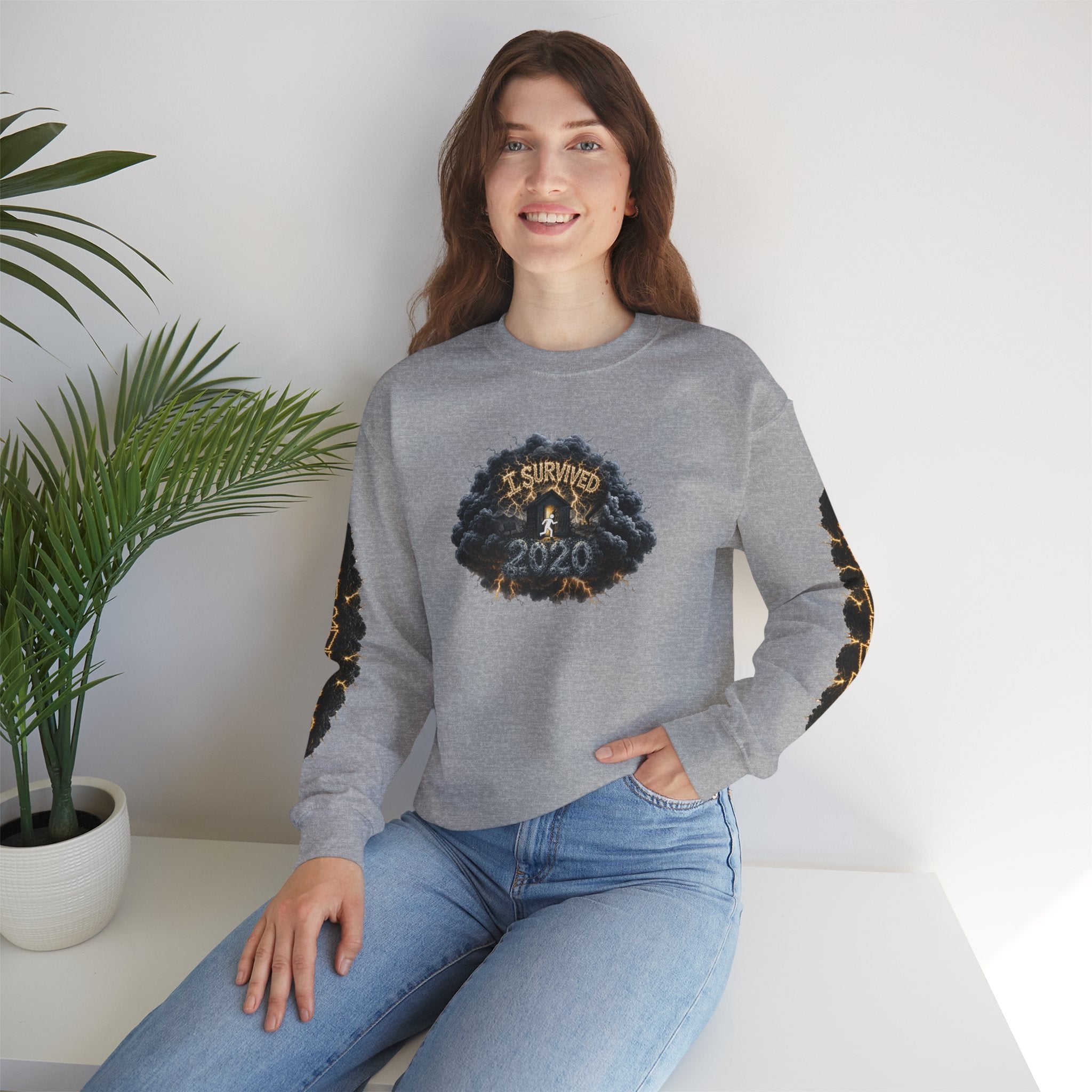 I Survived 2020 — Original PILOT Design: Director's Cut Special Edition Unisex Heavy Blend™ Crewneck Sweatshirt