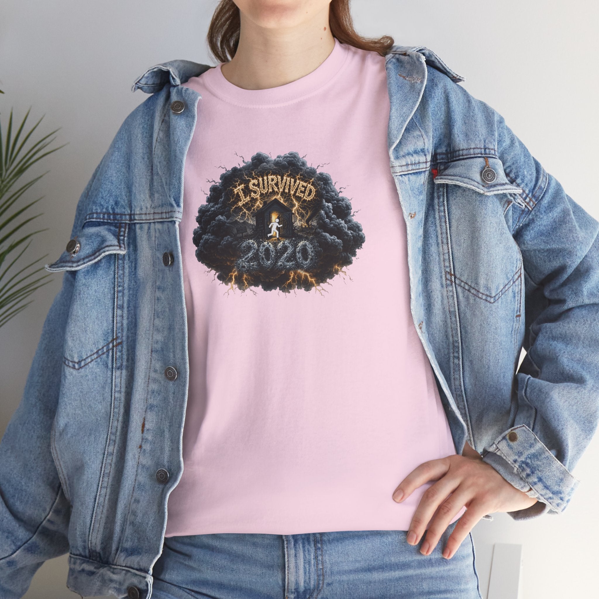 I Survived 2020 — Original PILOT Design: Director's Cut Unisex Heavy Cotton Tee