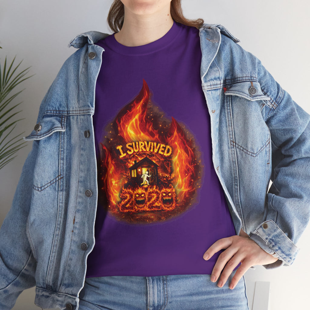 I Survived 2020 — Director's Cut S2:E2 "The Bobcat Fire" | Wildfire Edition Memorial Unisex Heavy Cotton Tee