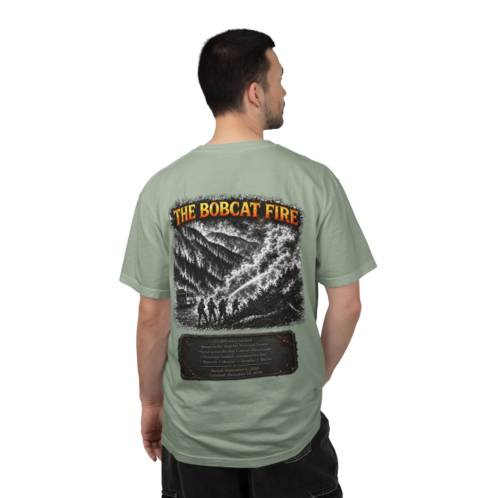 I Survived 2020 — Director's Cut S2:E2 "The Bobcat Fire" | Wildfire Edition Memorial Unisex Garment-Dyed T-shirt