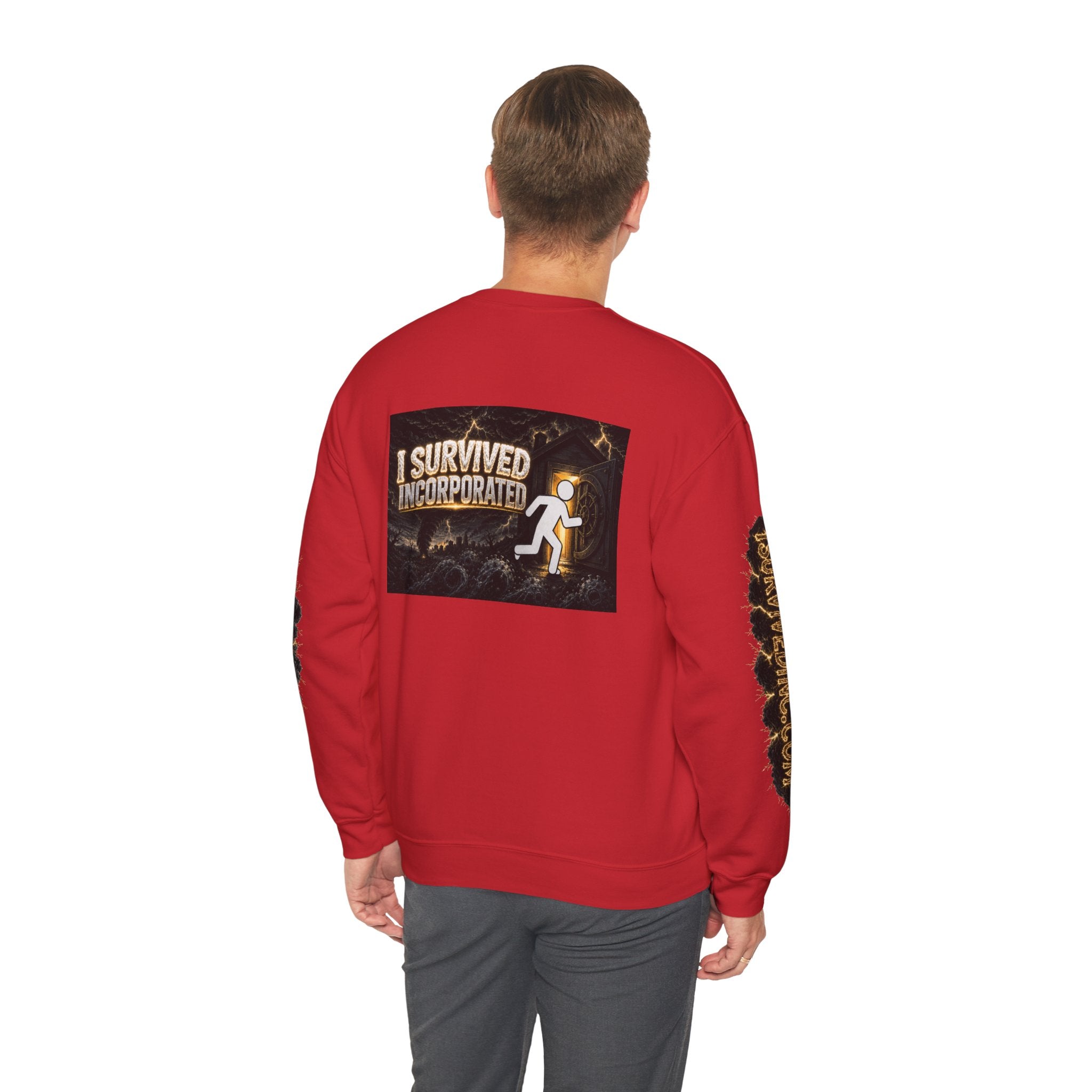 I Survived 2020 — Original Design Teaser Tee | Season 1 Premiere Drop Unisex Heavy Blend™ Crewneck Sweatshirt (SPECIAL EDITION)