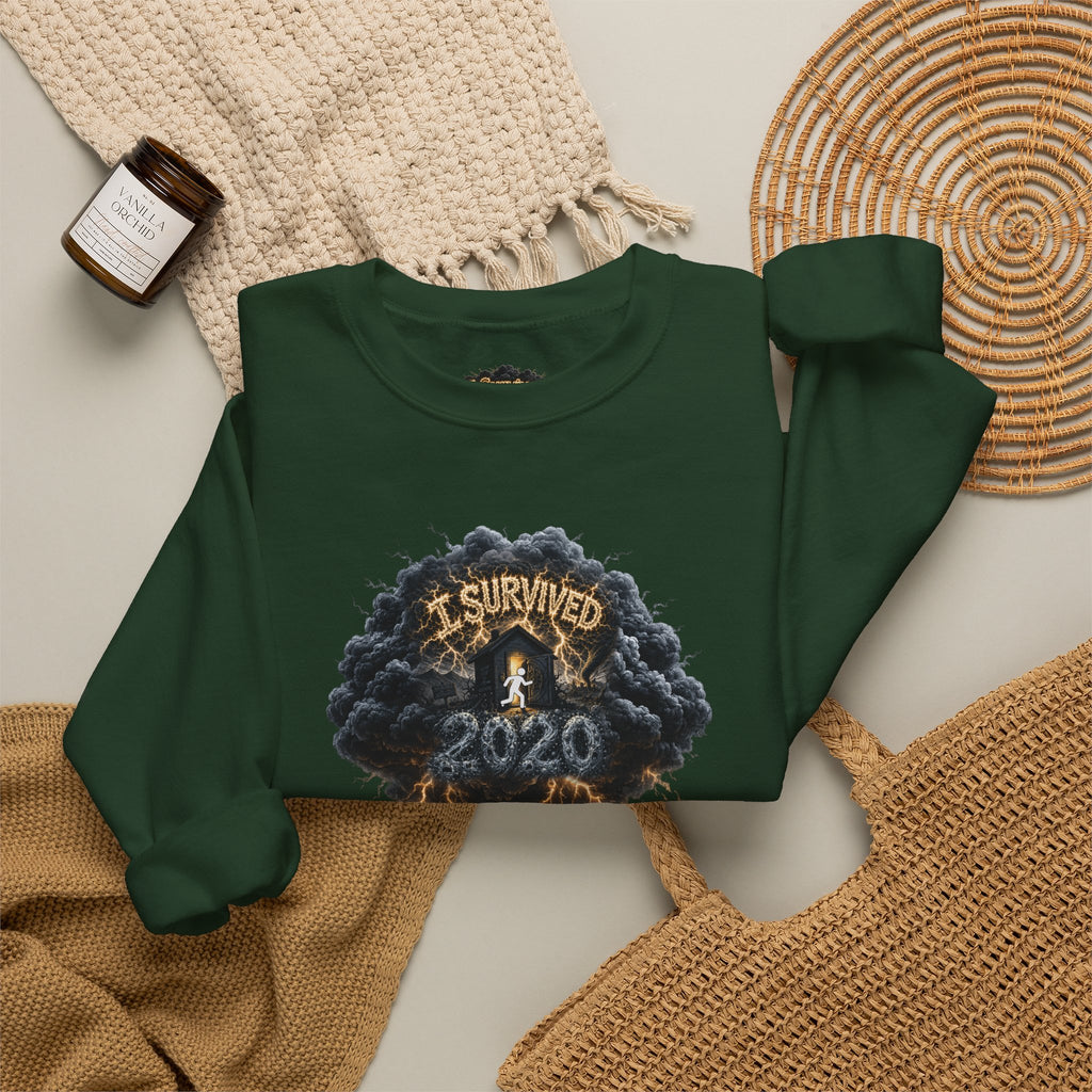 I Survived 2020 — Original PILOT Design: Director's Cut Special Edition Unisex Heavy Blend™ Crewneck Sweatshirt