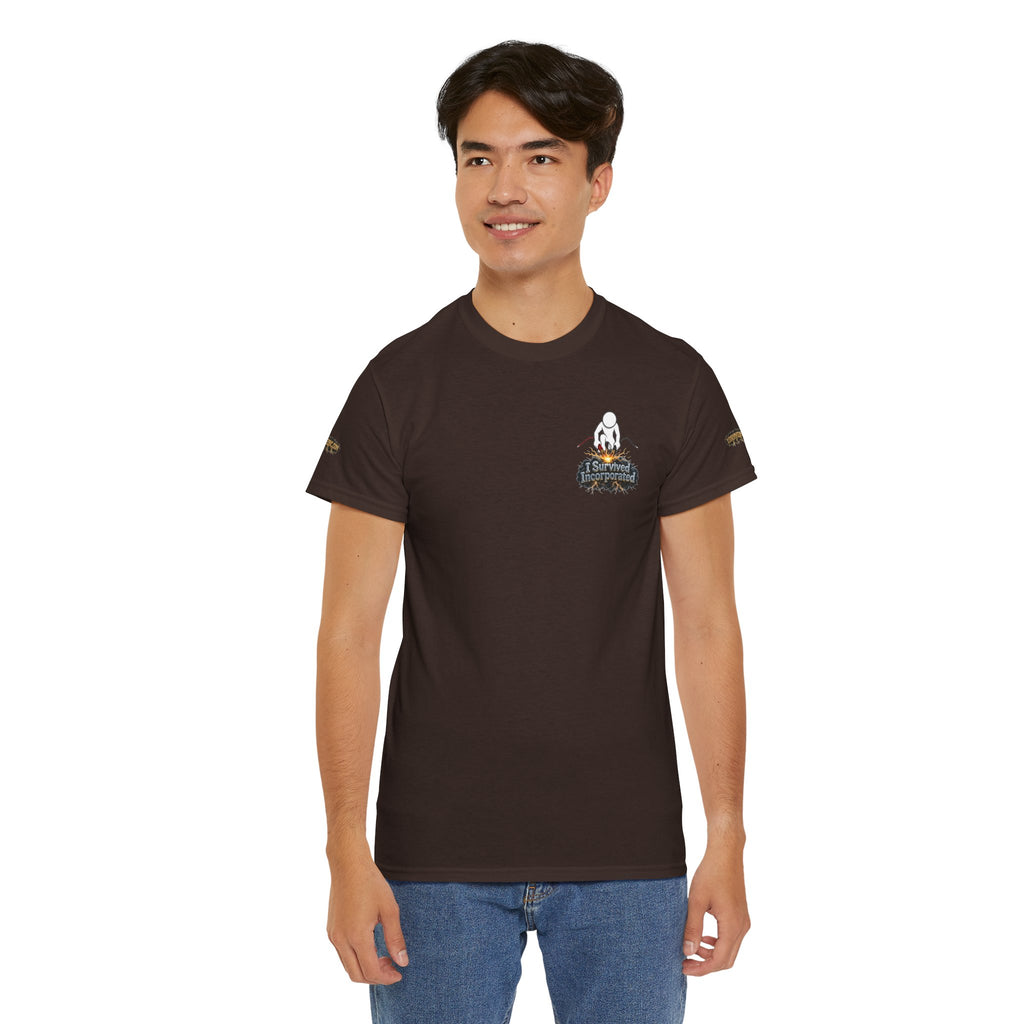 I Survived 2020 — "Please Stand By" Test Pattern Tee Special Edition Summer Premier Unisex Heavy Cotton Tee